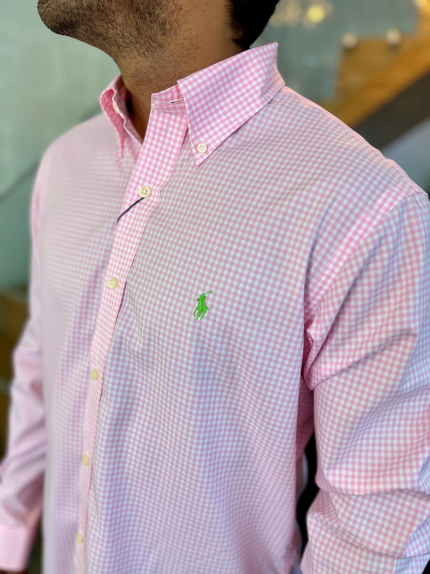 Camisa Polo R.L hombre Algodón