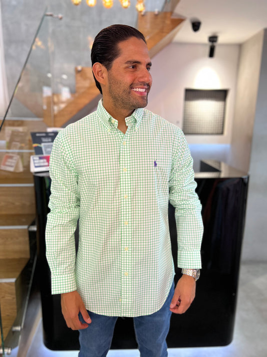 Camisa Polo R.L hombre Algodón Slim Fit