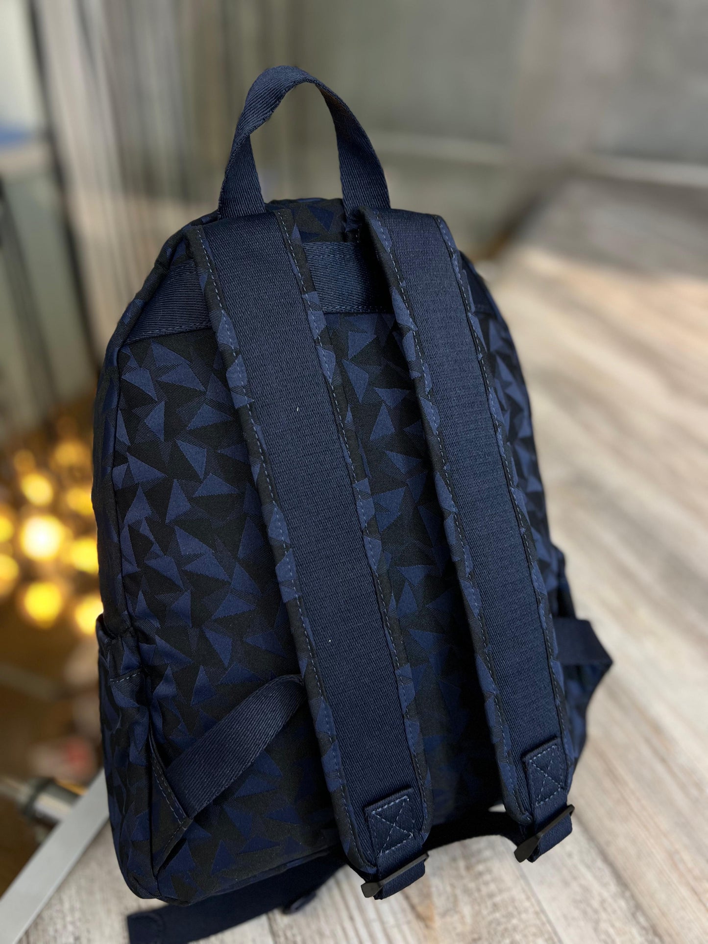 Morral talla M Azul Estampado