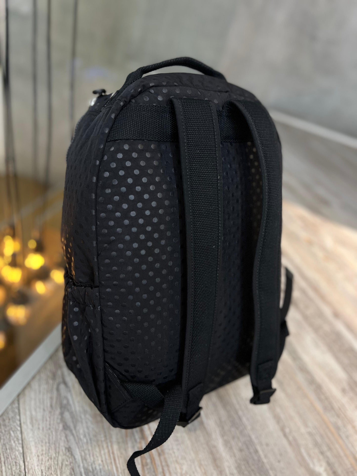 Morral Talla L Negro Puntos