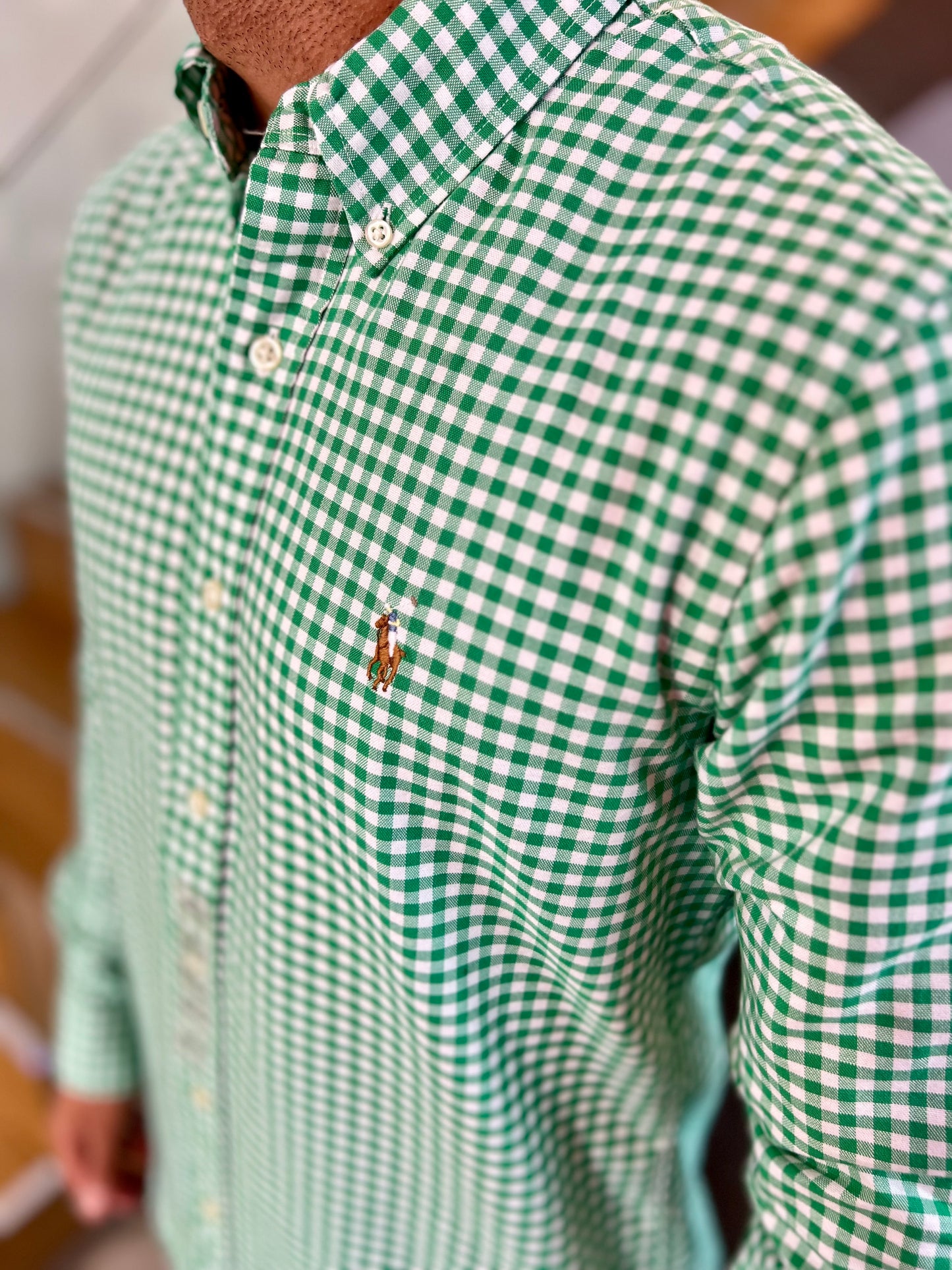 Camisa Polo R.L hombre Oxford