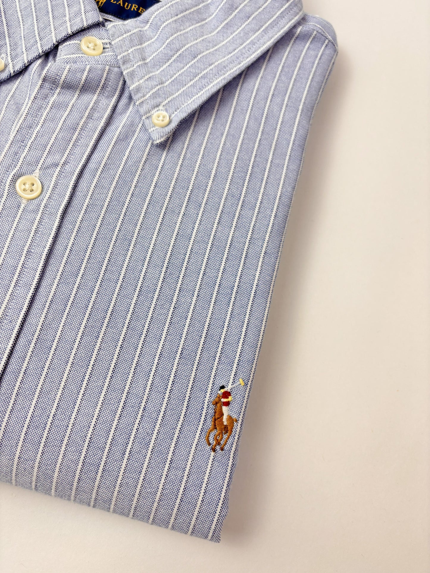 Camisa Polo R.L hombre Oxford Custom Fit