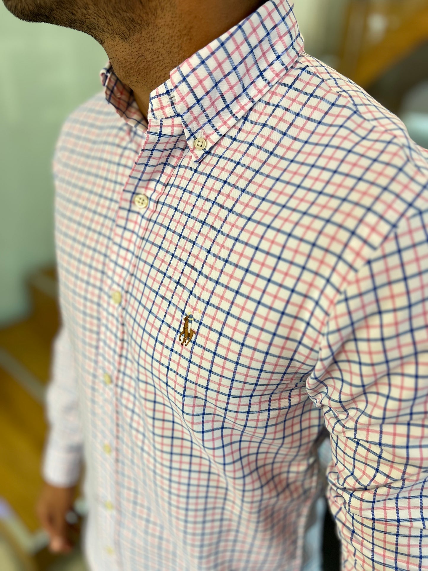 Camisa Polo R.L hombre Algodón