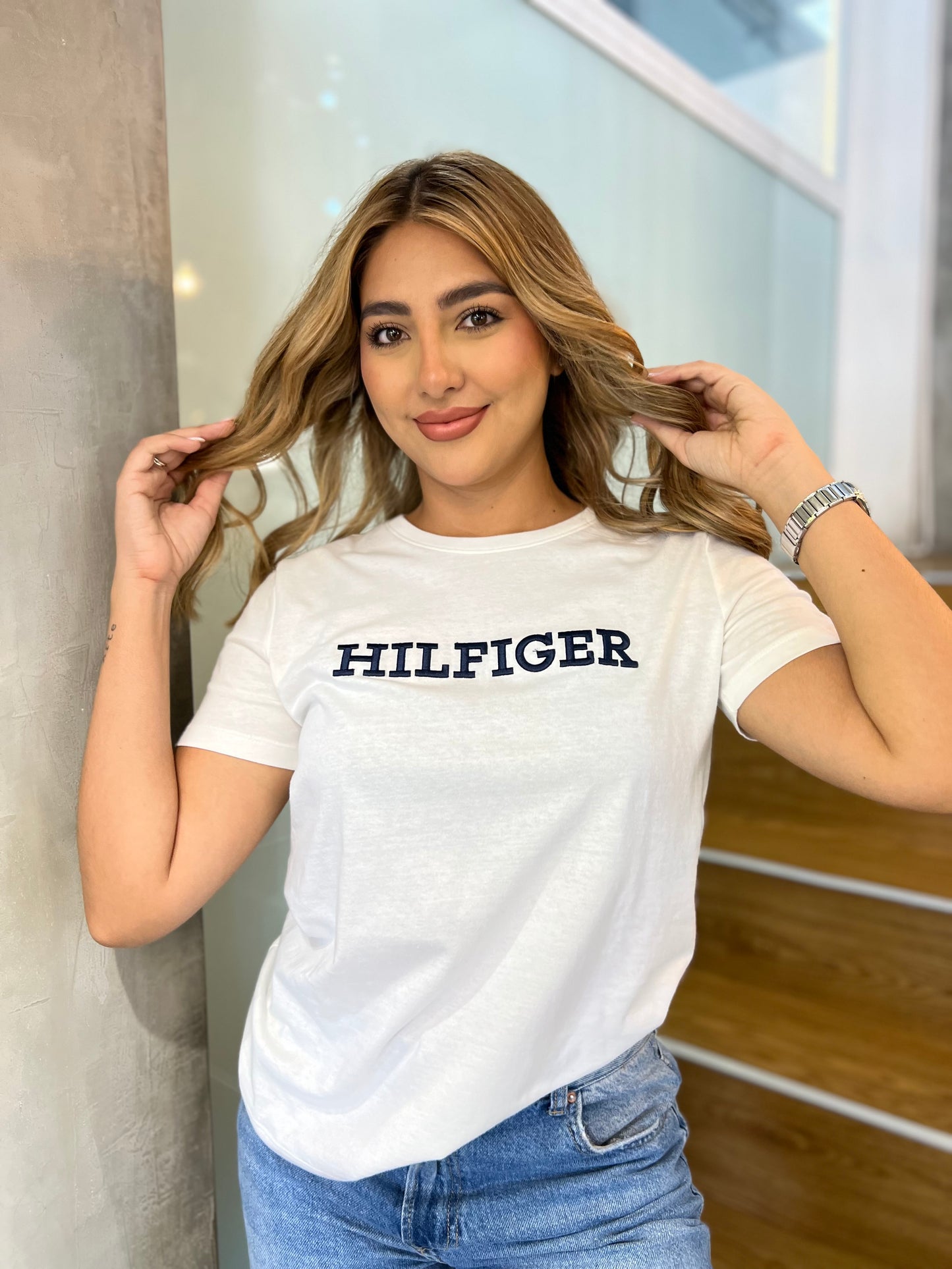 Camiseta Tommy Hilfiger Mujer Blanca