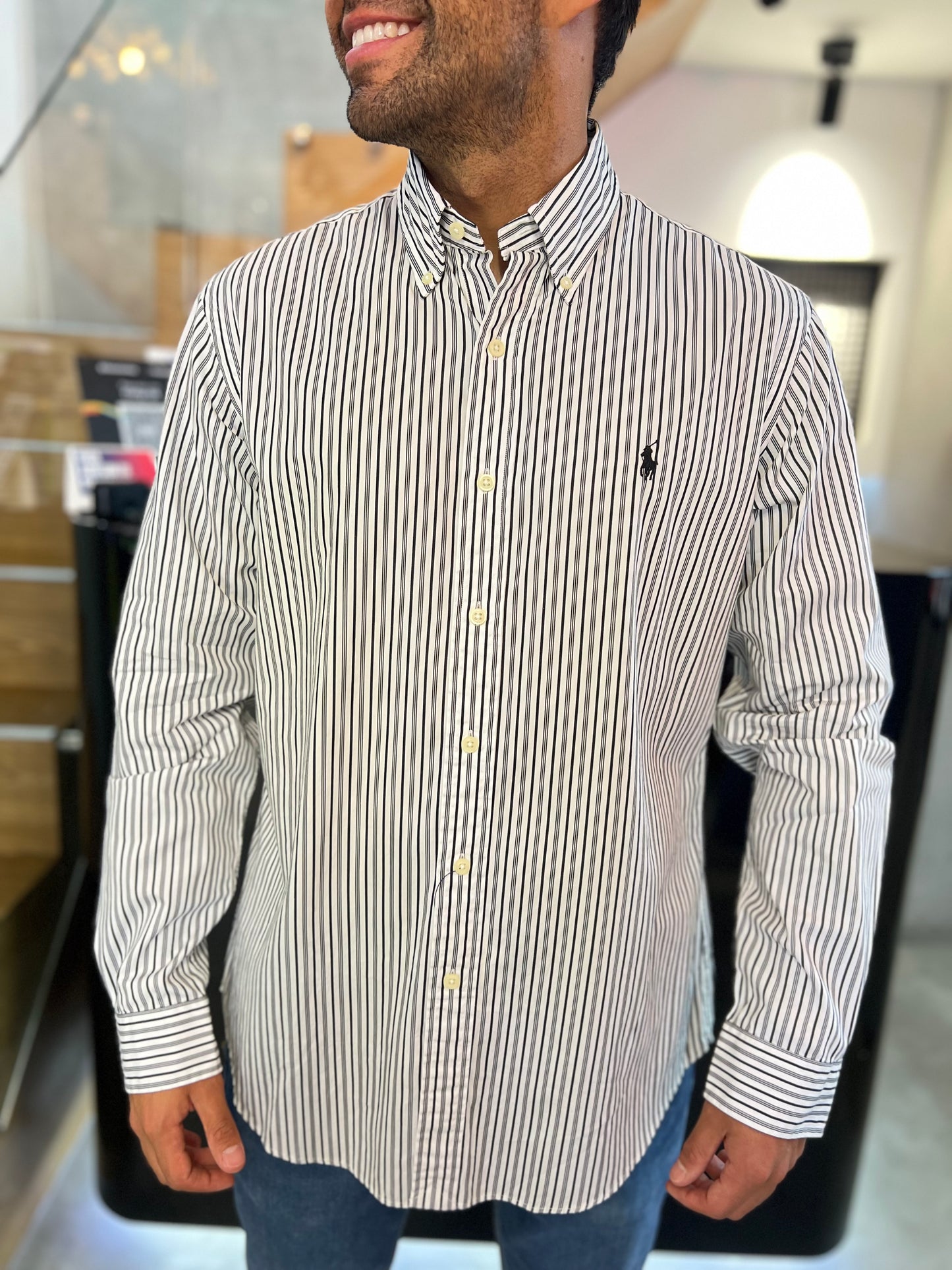 Camisa Polo R.L hombre Algodón