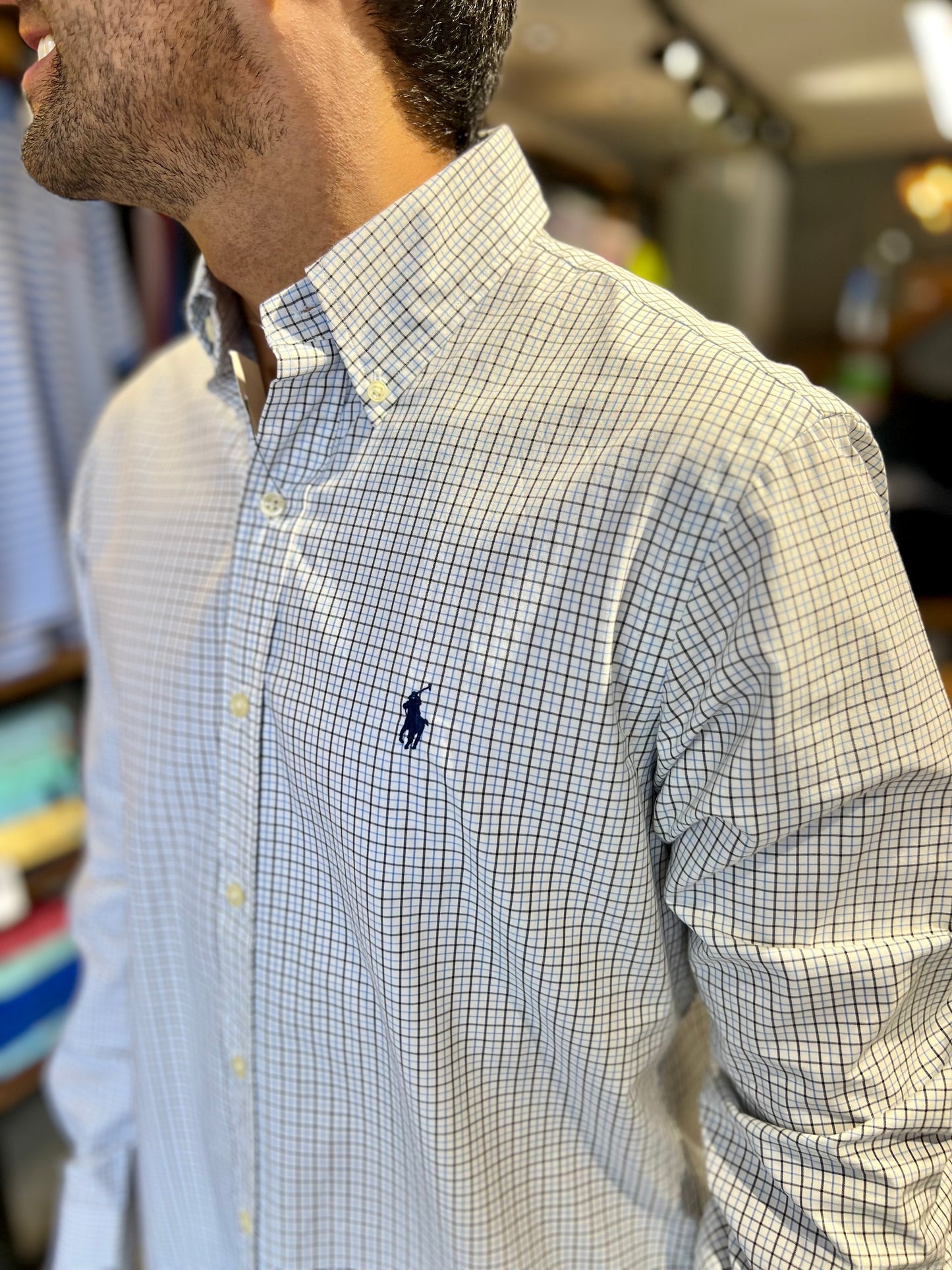 Camisa Polo R.L hombre Algodón