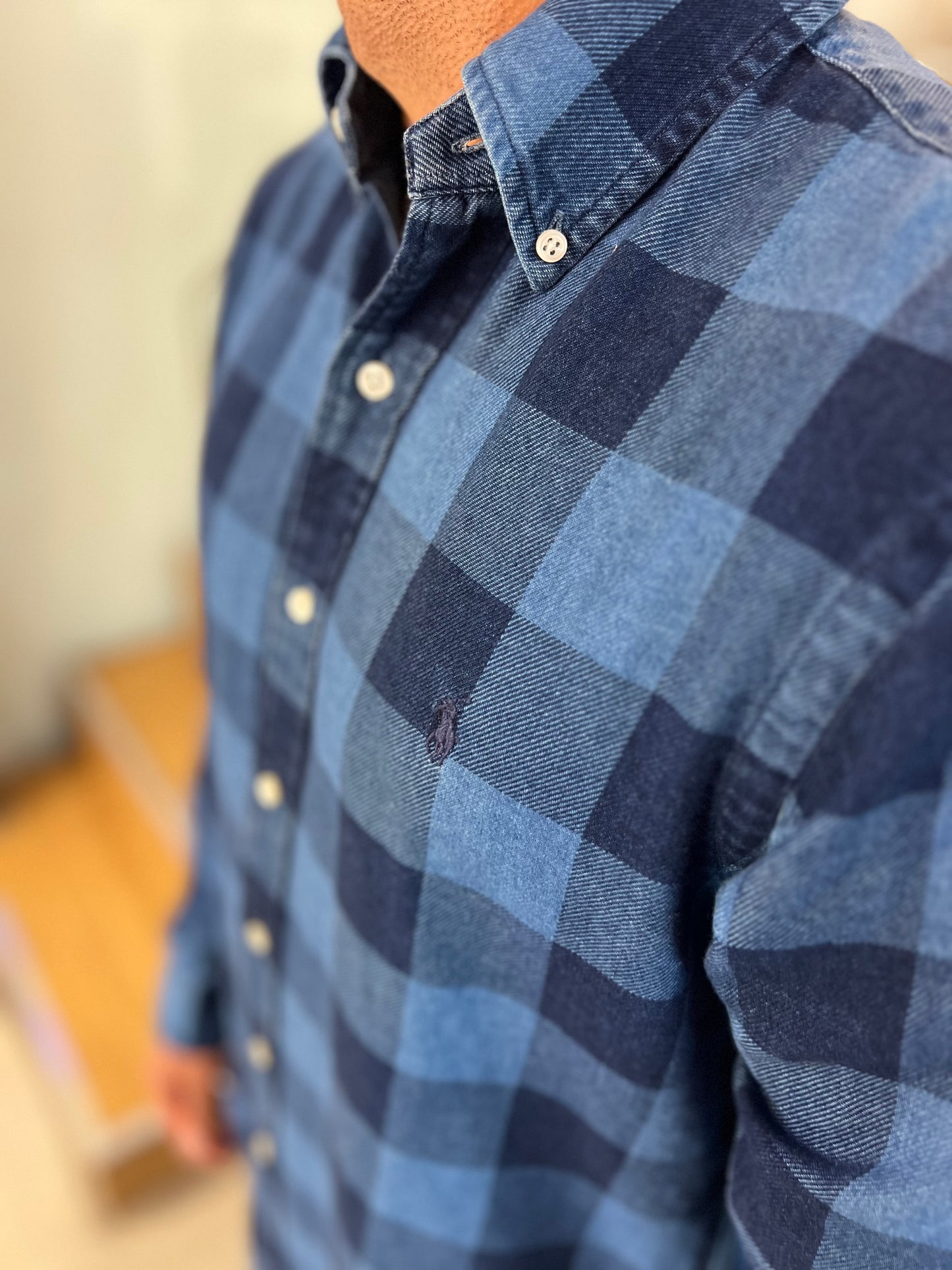 Camisa Polo R.L hombre Oxford