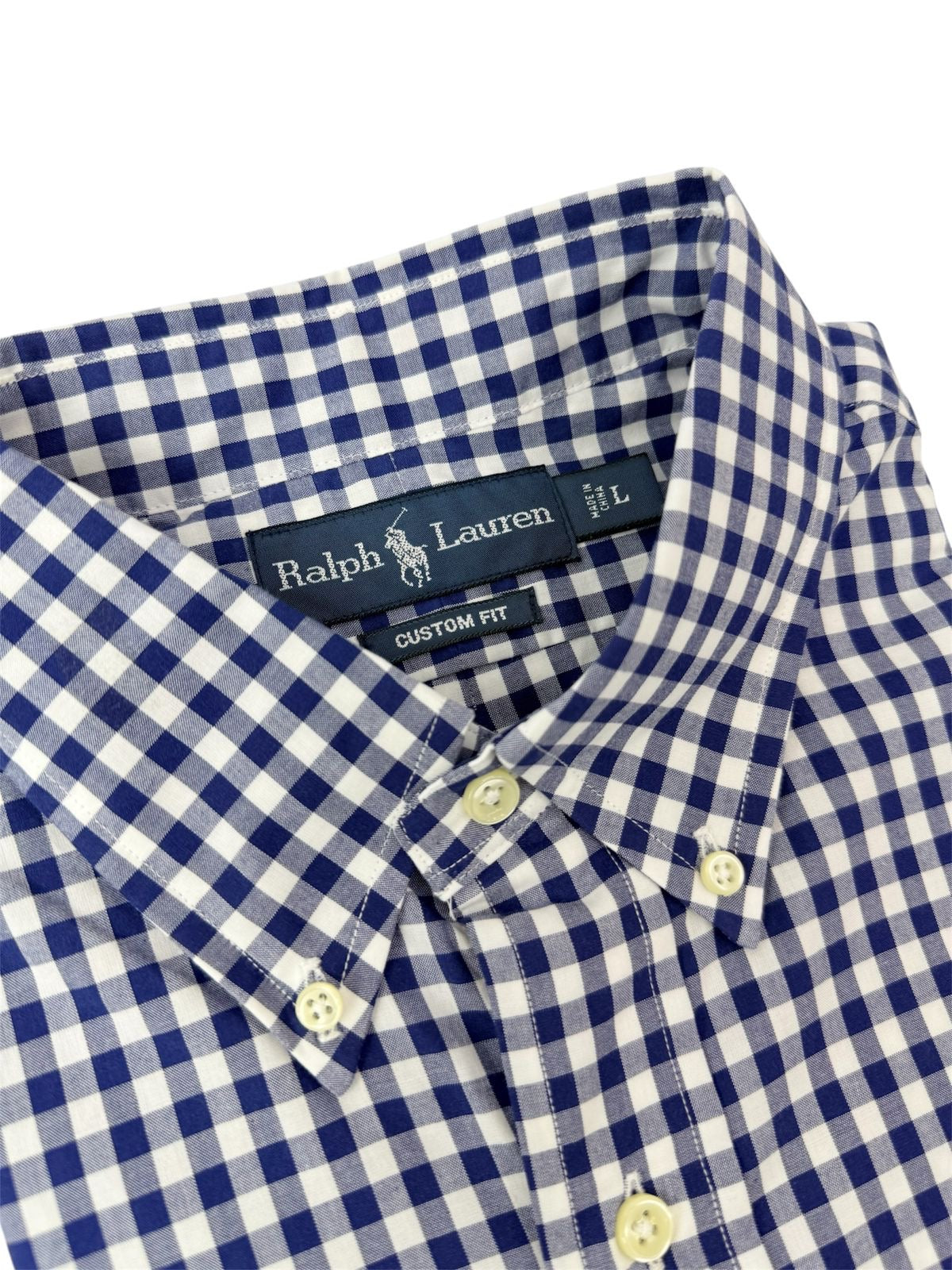 Camisa Polo R.L hombre Algodón Custom Fit