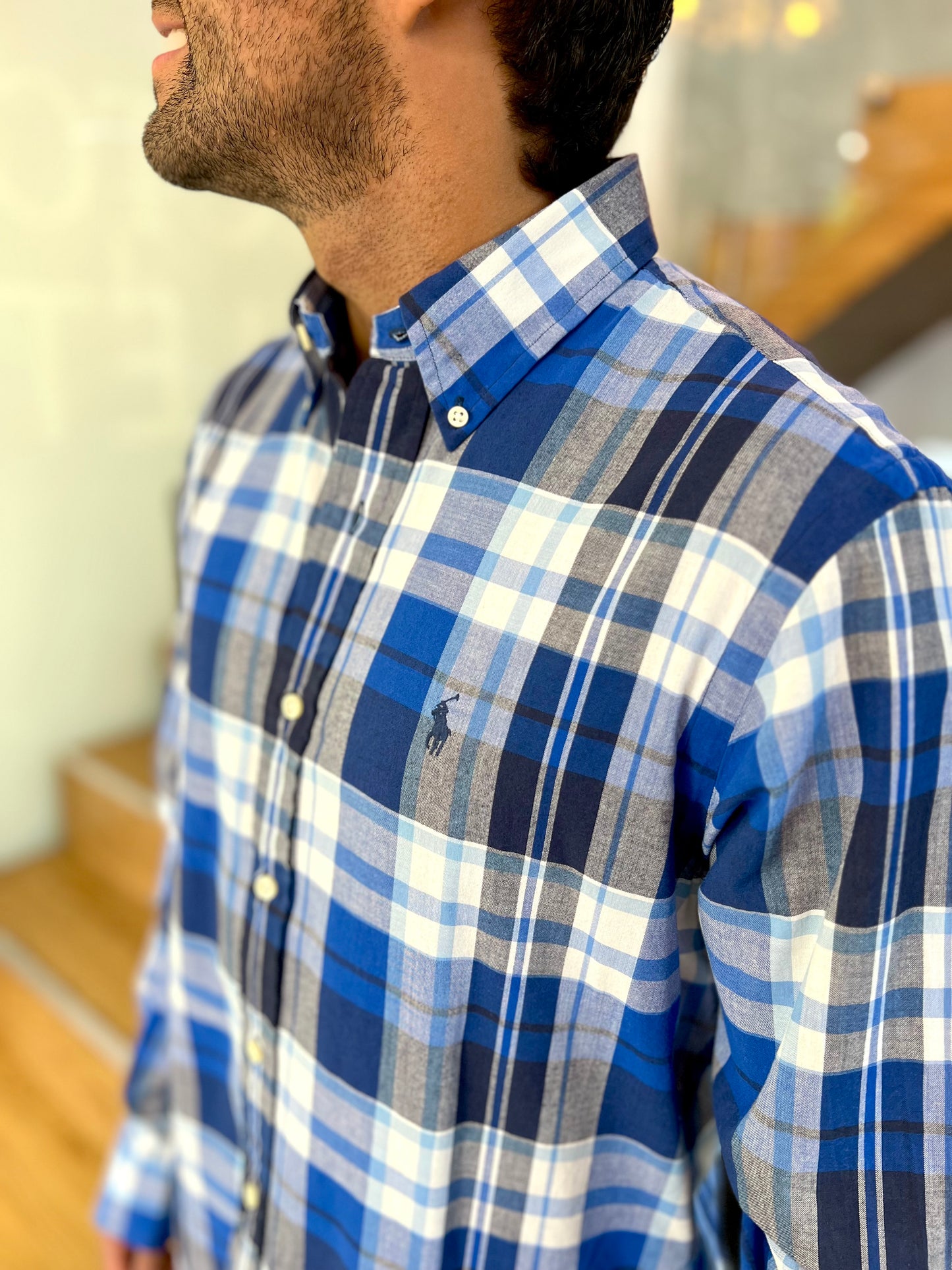 Camisa Polo R.L hombre Algodón