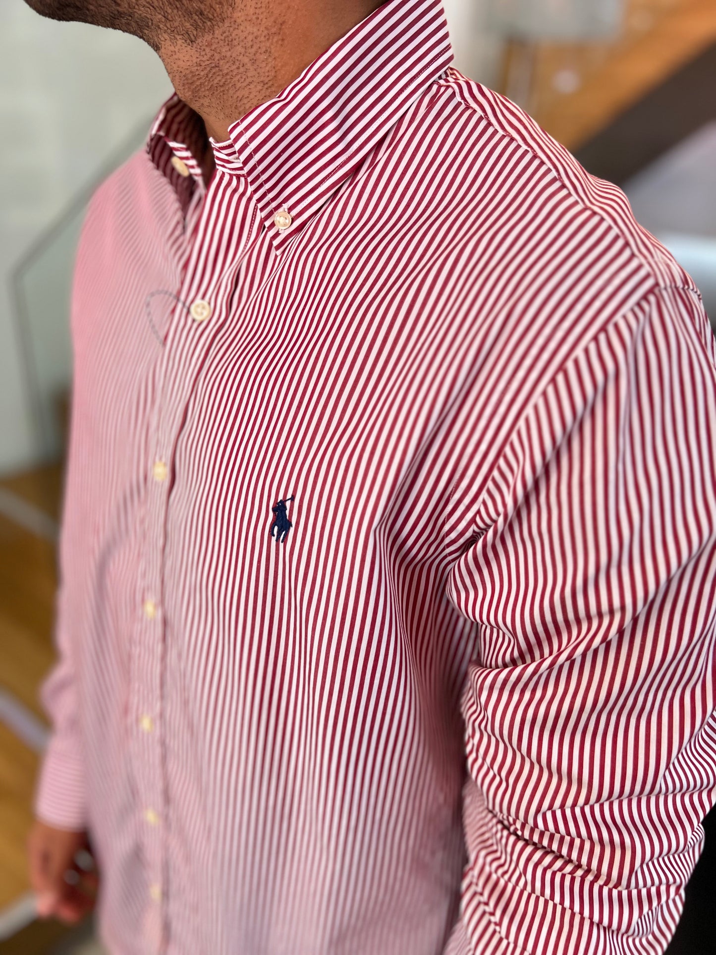 Camisa Polo R.L hombre Algodón