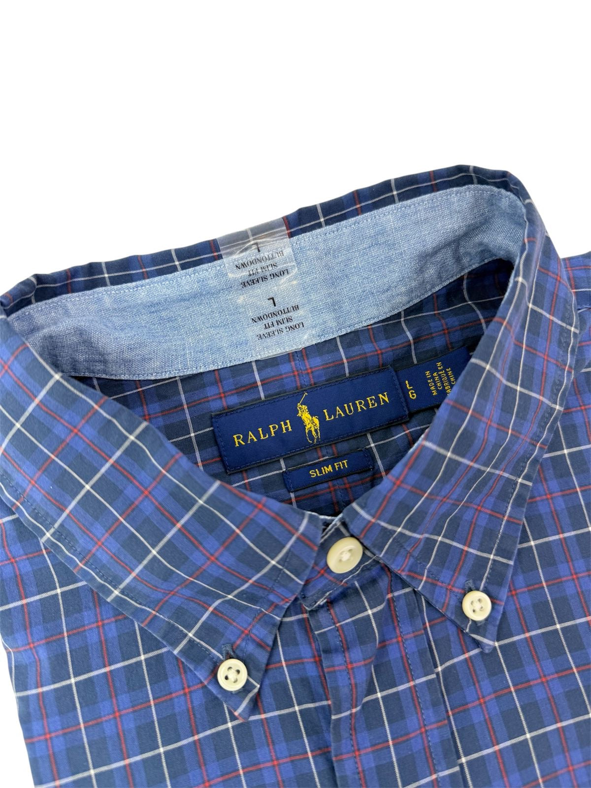Camisa Polo R.L hombre Algodón Slim Fit