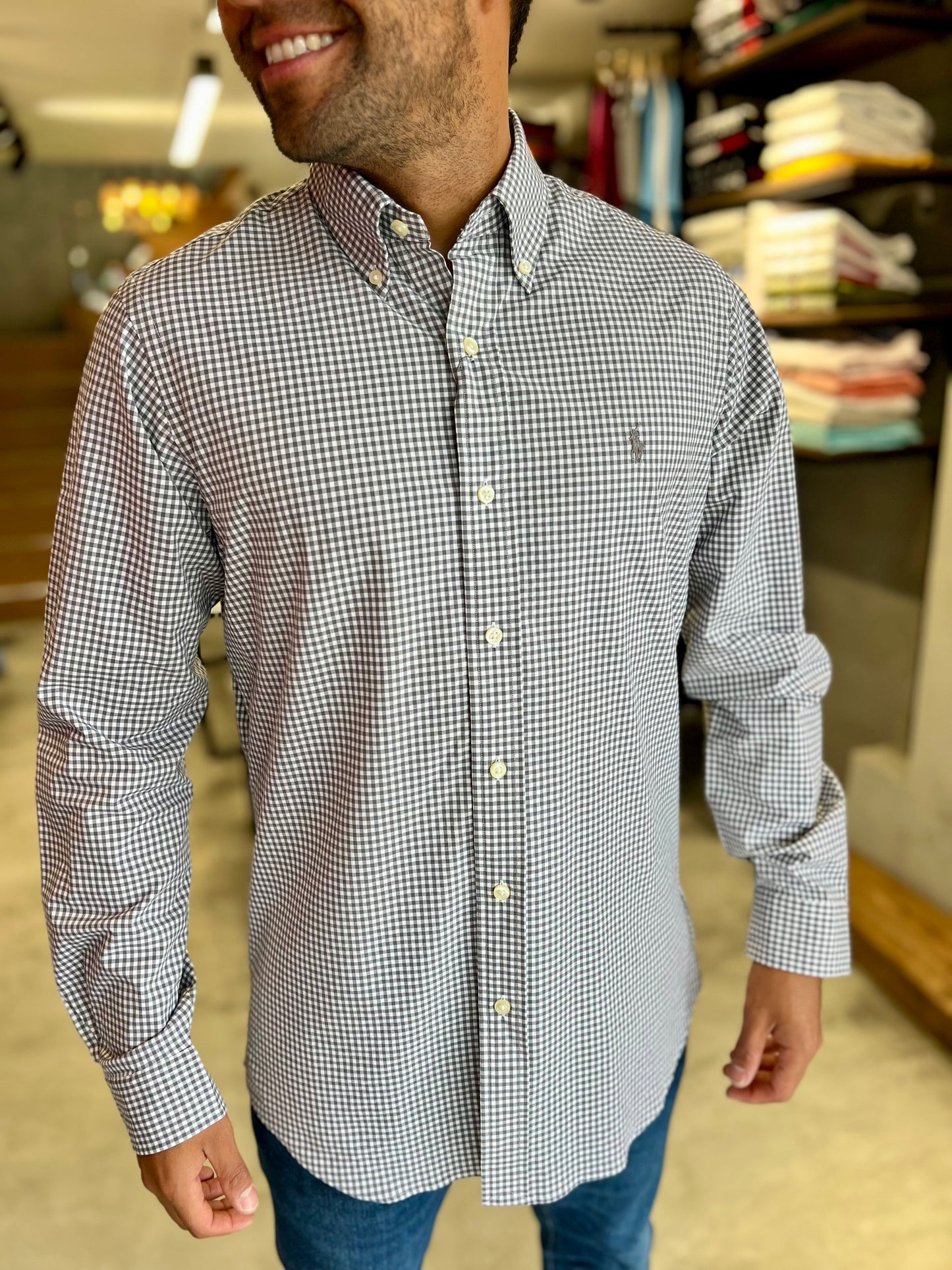 Camisa Polo R.L hombre Algodón