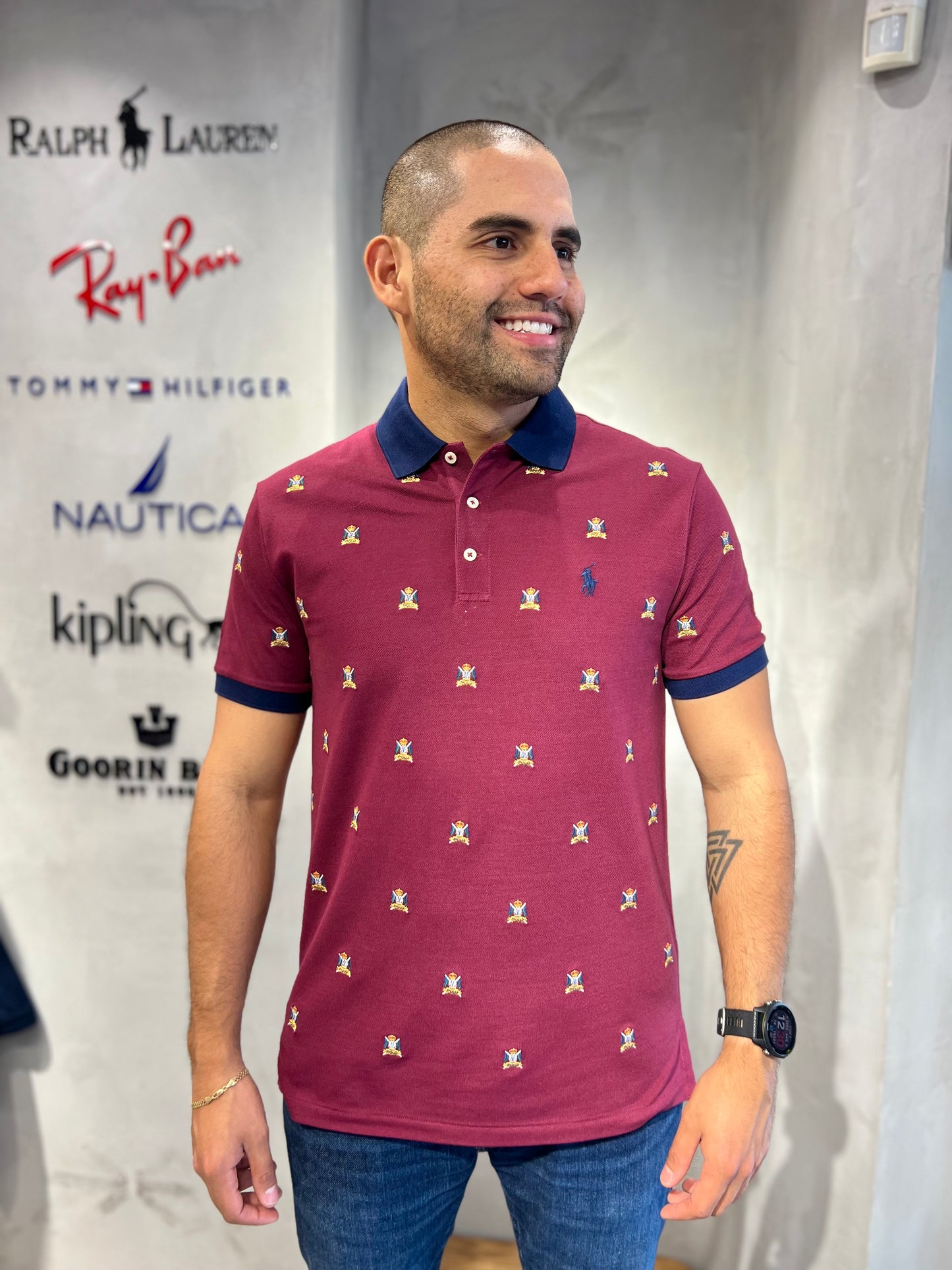 Polo R.L hombre Custom Fit