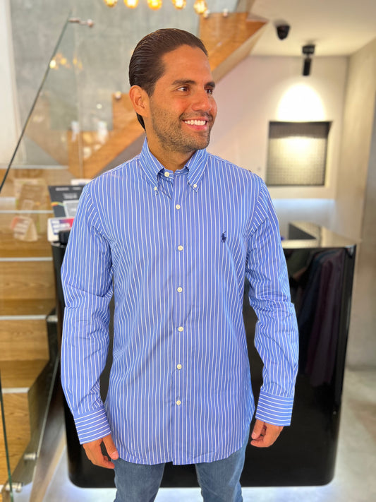 Camisa Polo R.L hombre Algodón Slim Fit