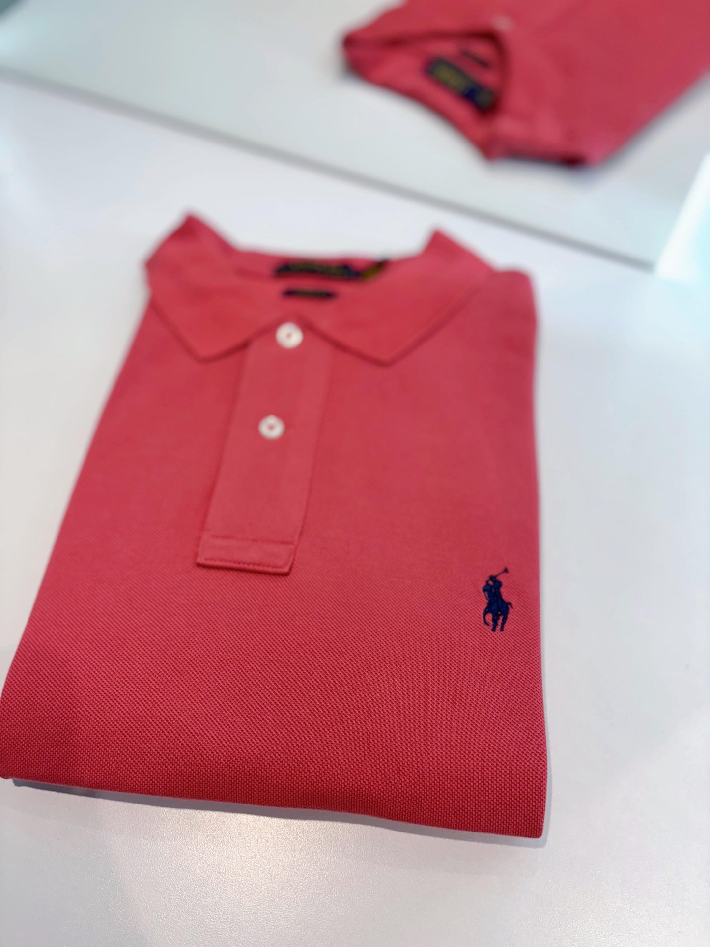 Polo R.L hombre Rojo