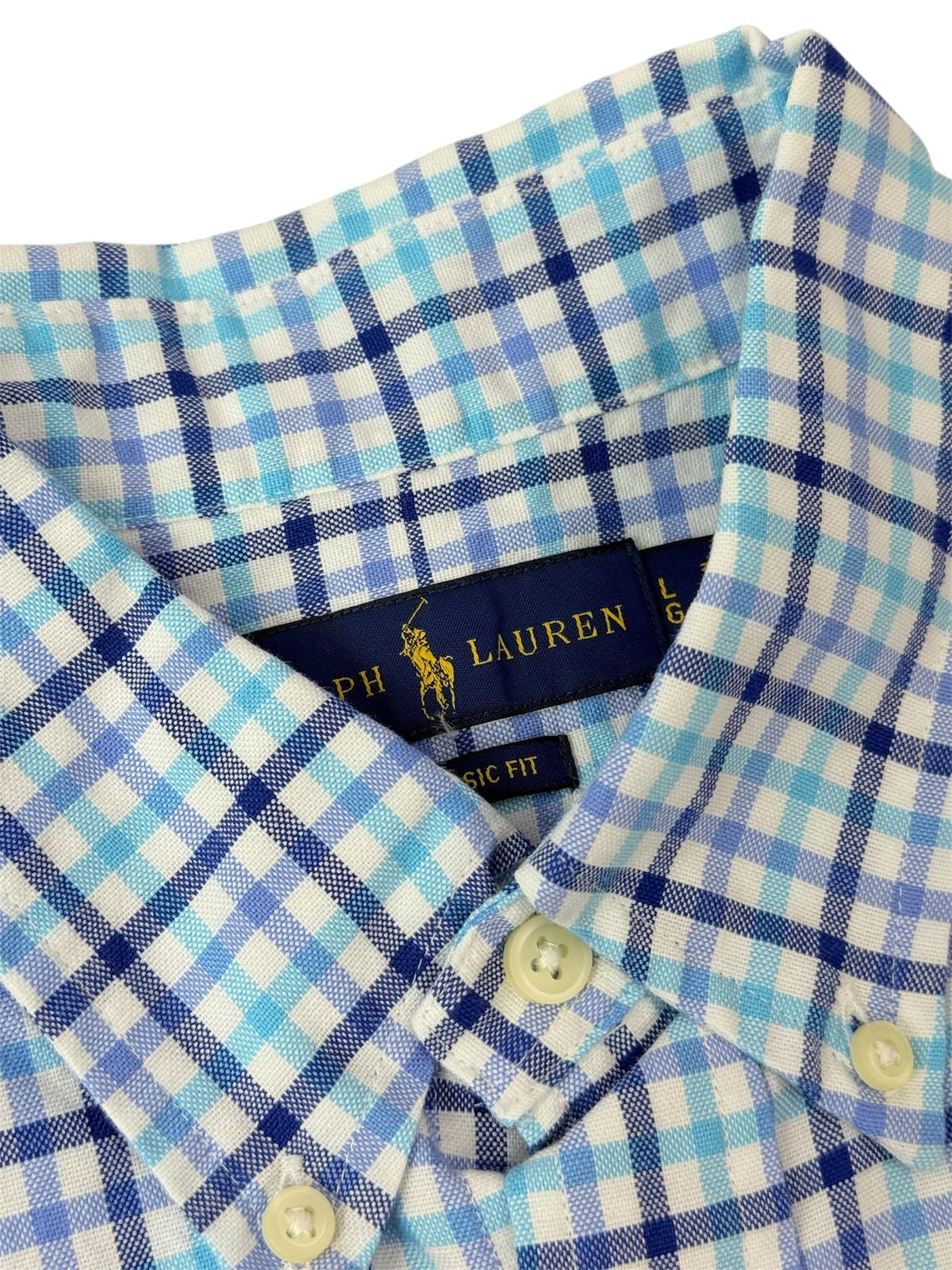 Camisa Polo R.L hombre Oxford