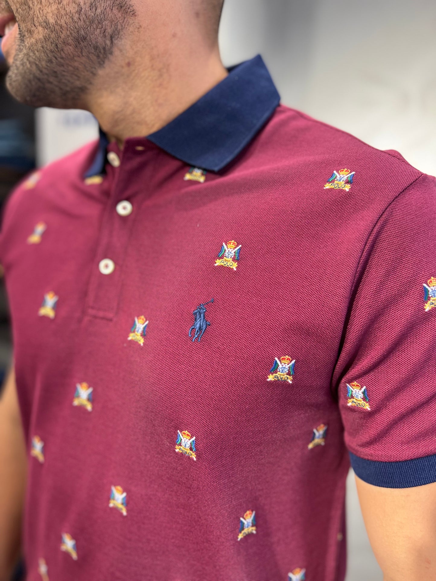 Polo R.L hombre Custom Fit