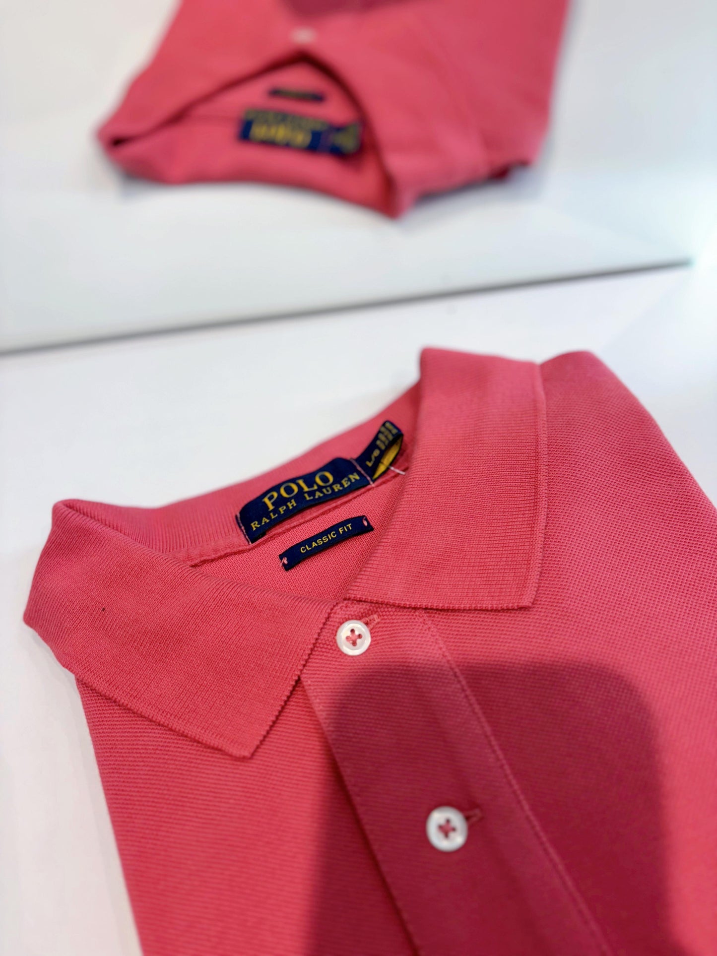 Polo R.L hombre Rojo