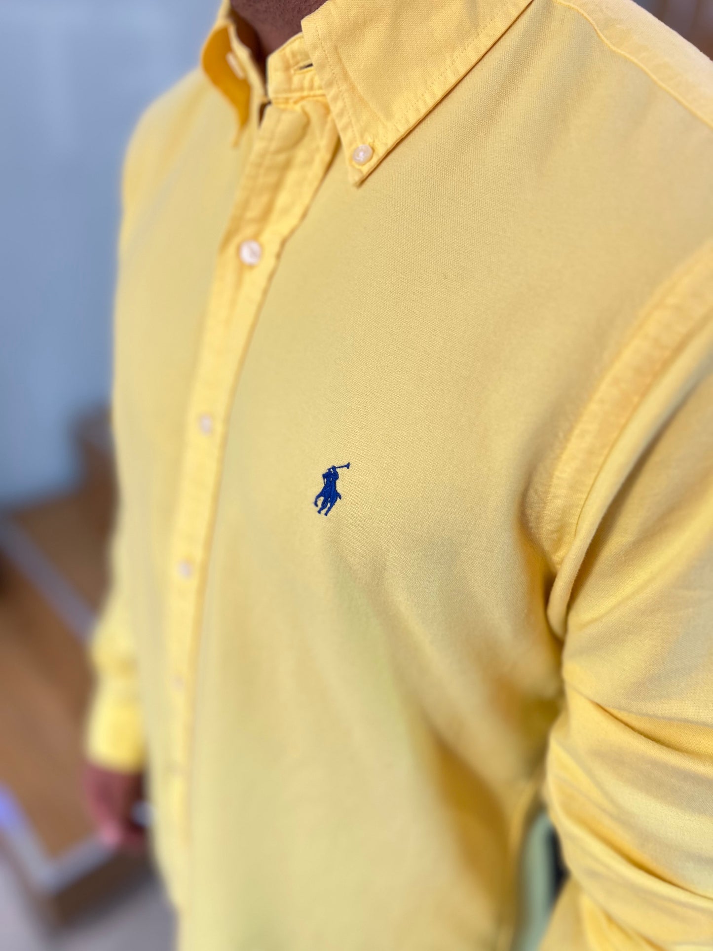 Camisa Polo R.L hombre Oxford