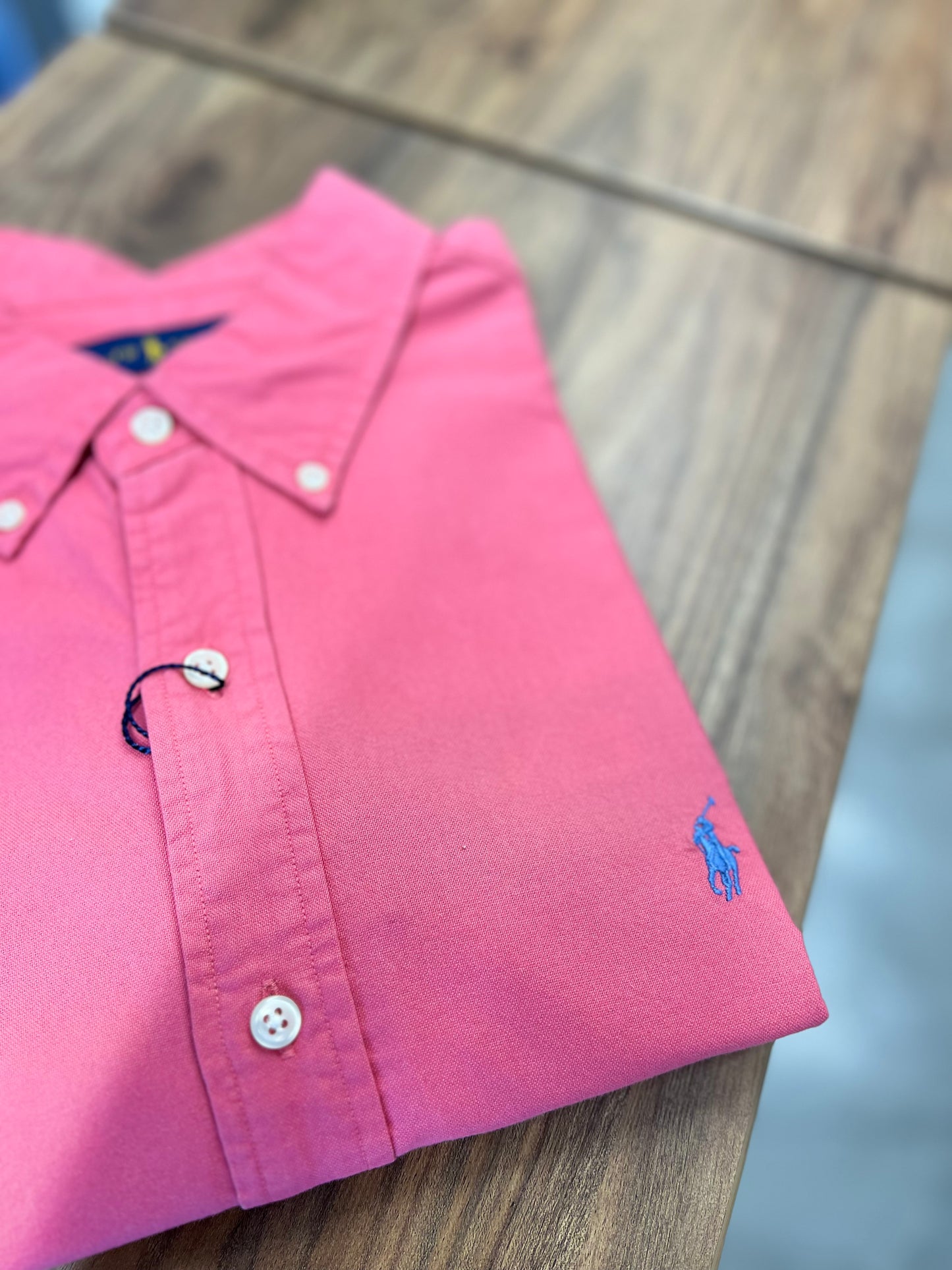Camisa Polo R.L hombre Oxford Slim Fit
