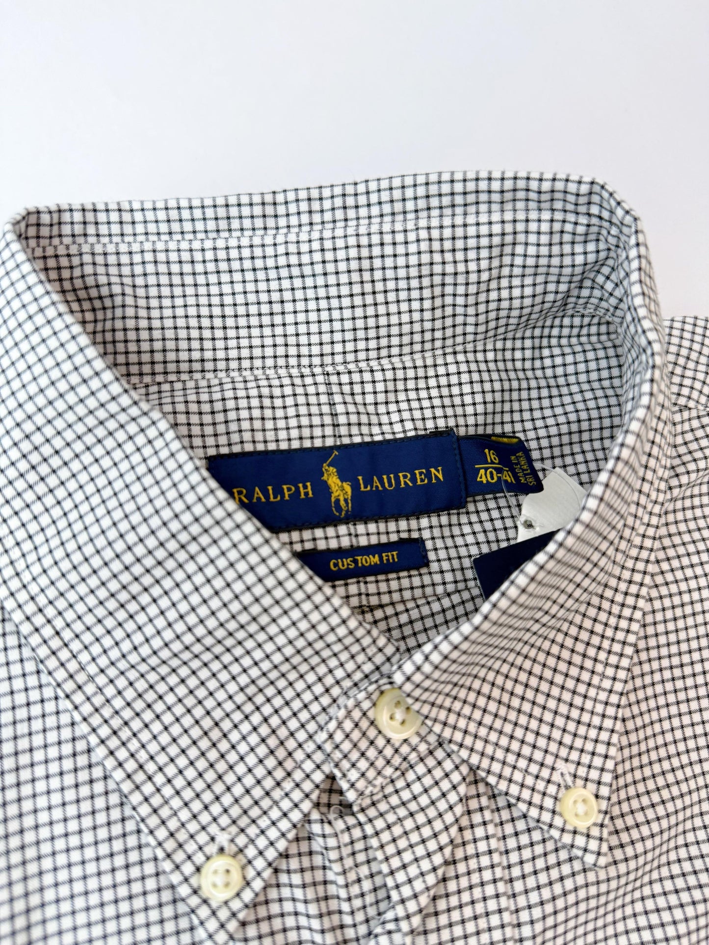 Camisa Polo R.L hombre Algodón Custom Fit