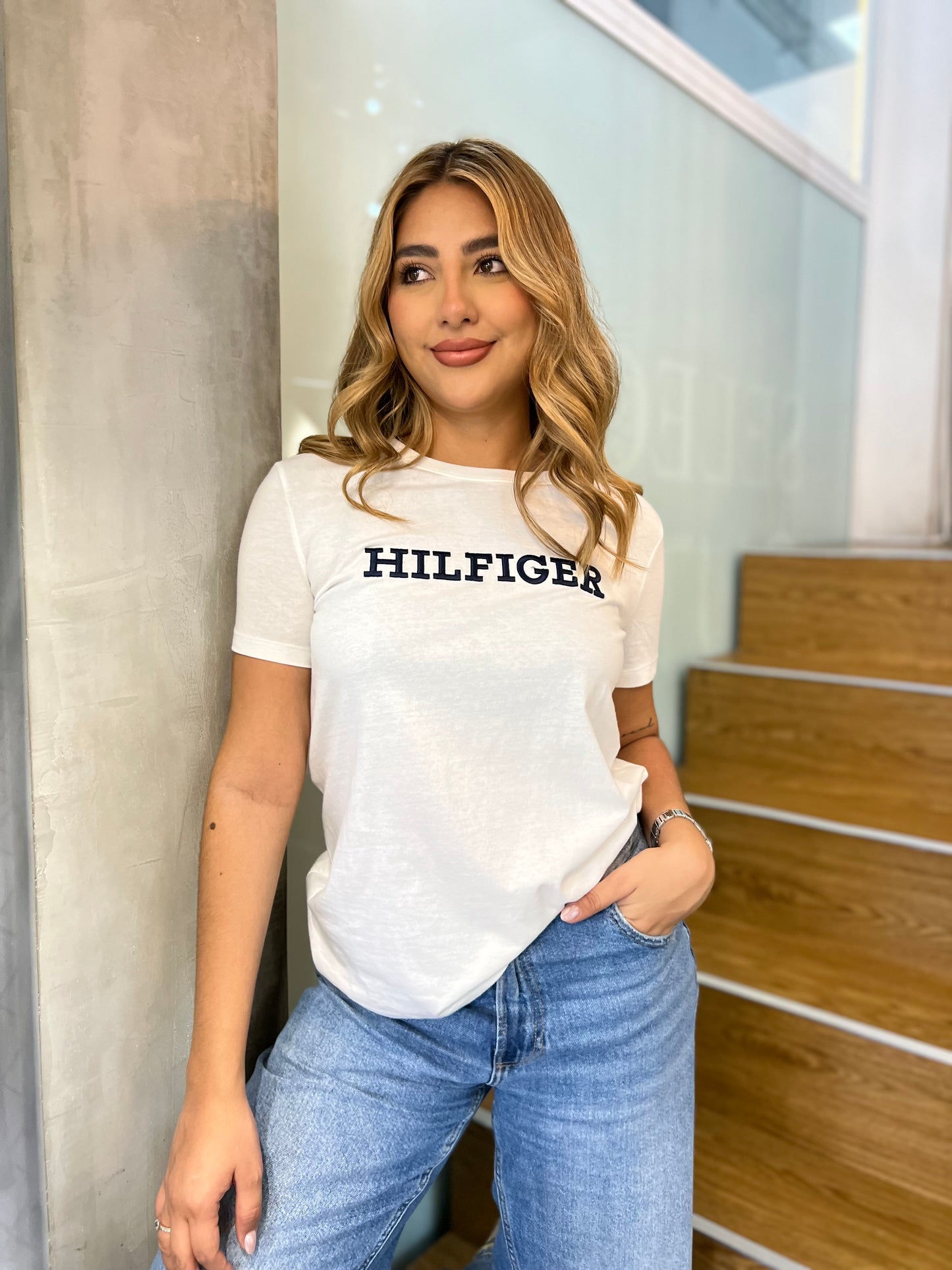 Camiseta Tommy Hilfiger Mujer Blanca