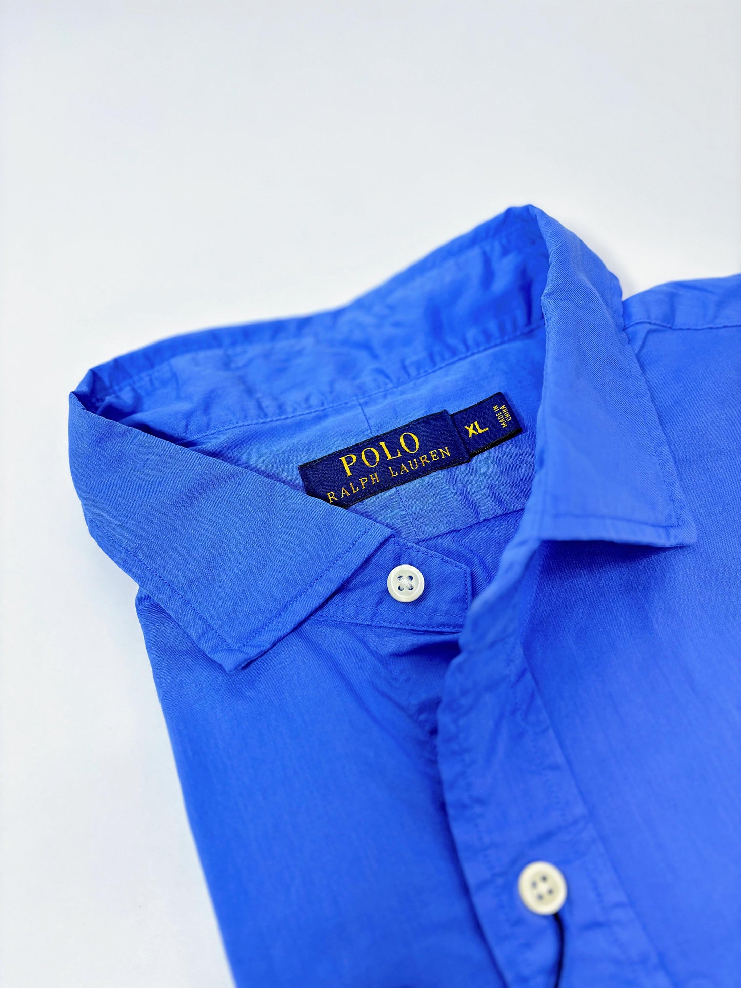 Camisa Polo R.L hombre Azul
