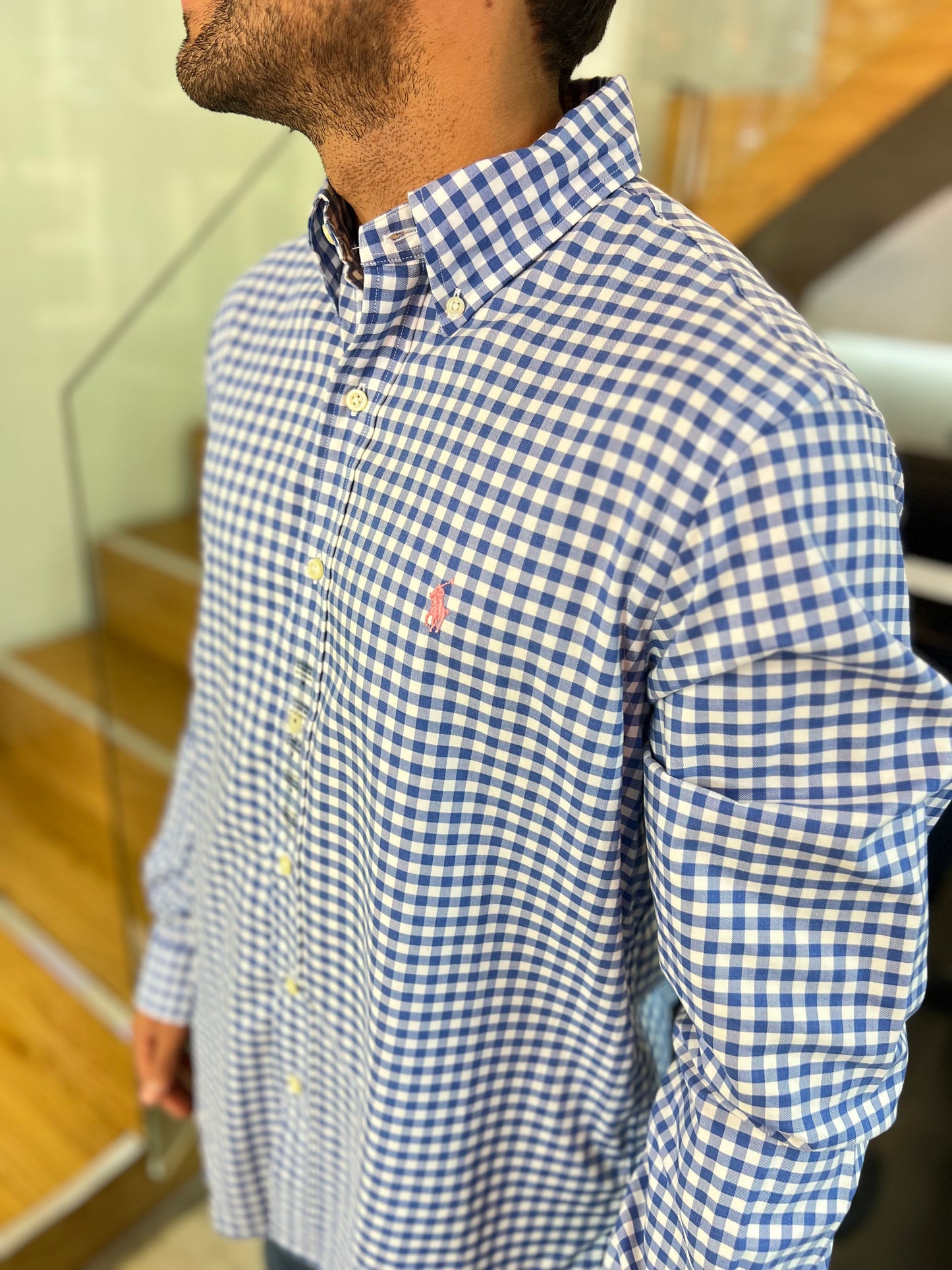 Camisa Polo R.L hombre Algodón