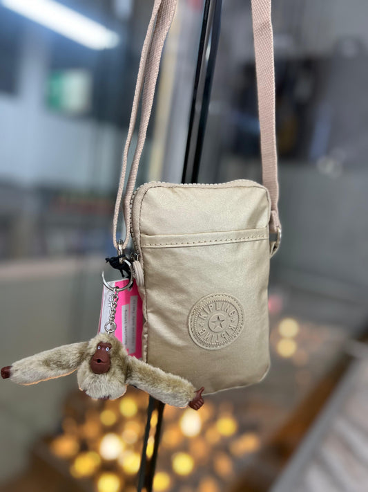 Bolso Manos Libres Mini Dorado