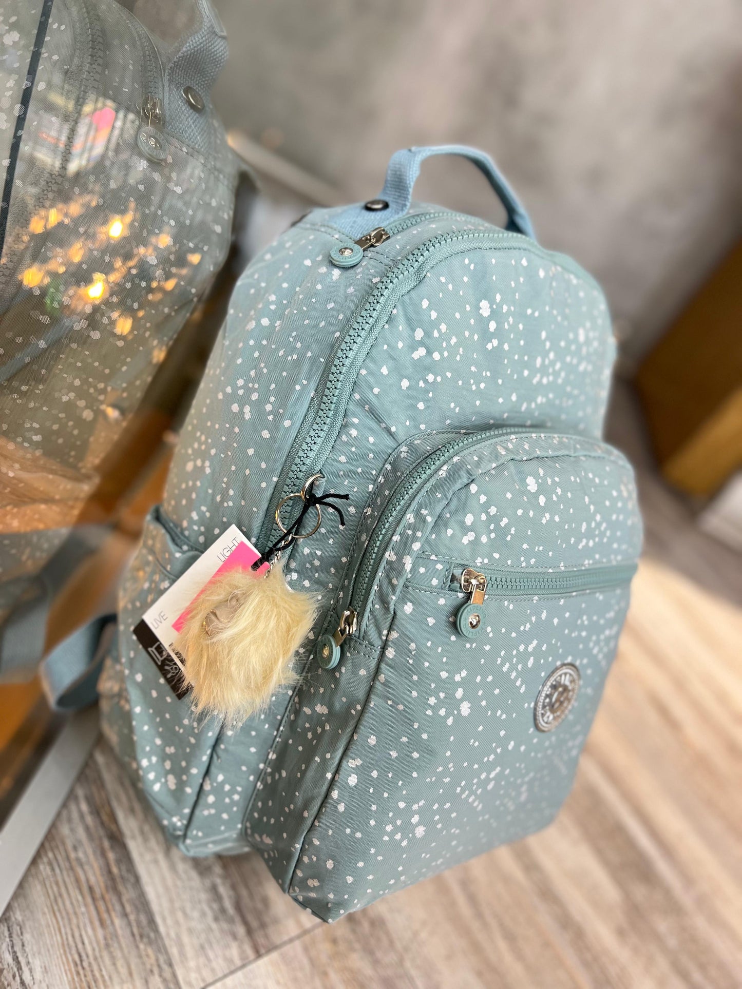 Morral Talla L Celeste Estampado