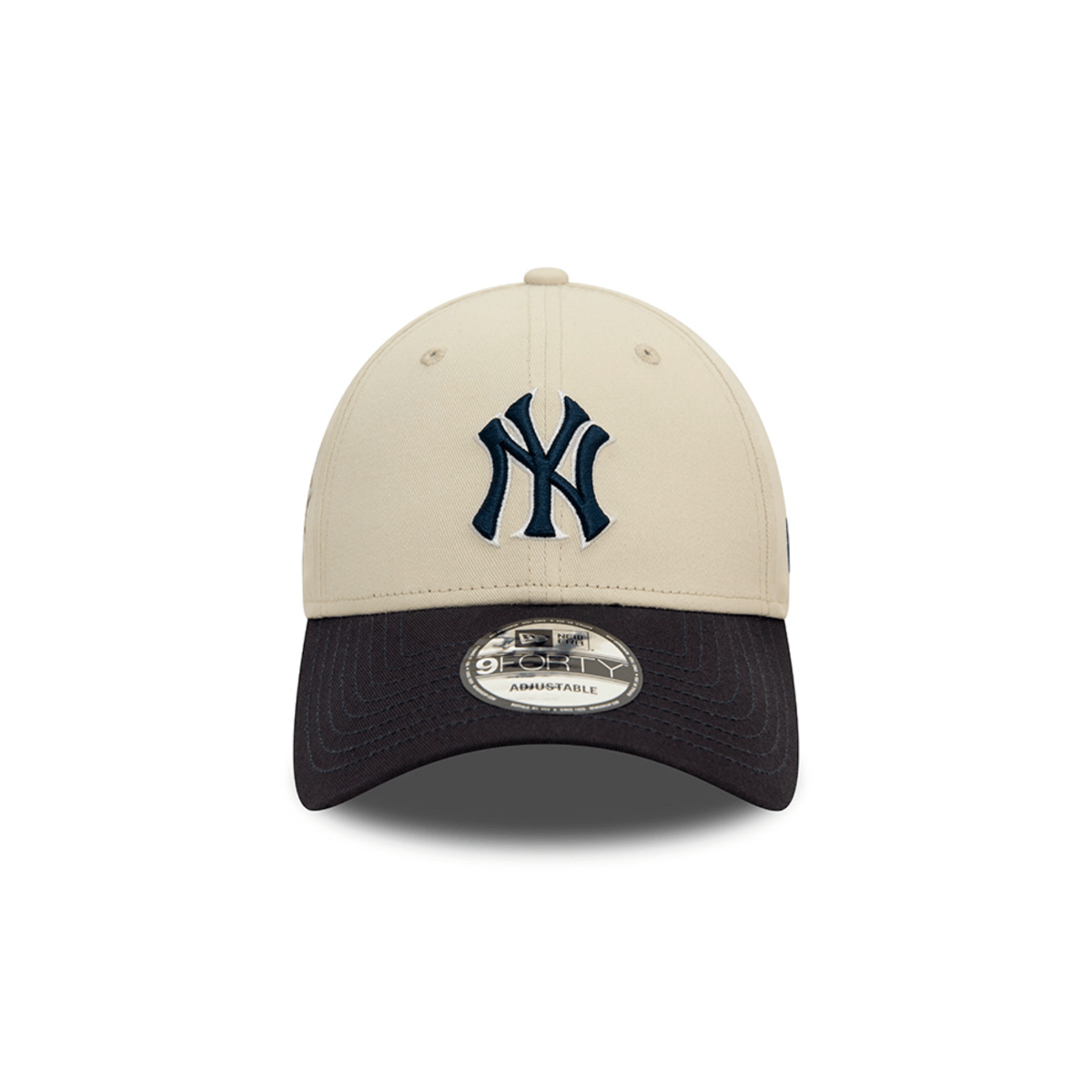 Gorra New Era NY 940 Ajustable Beige - Negro