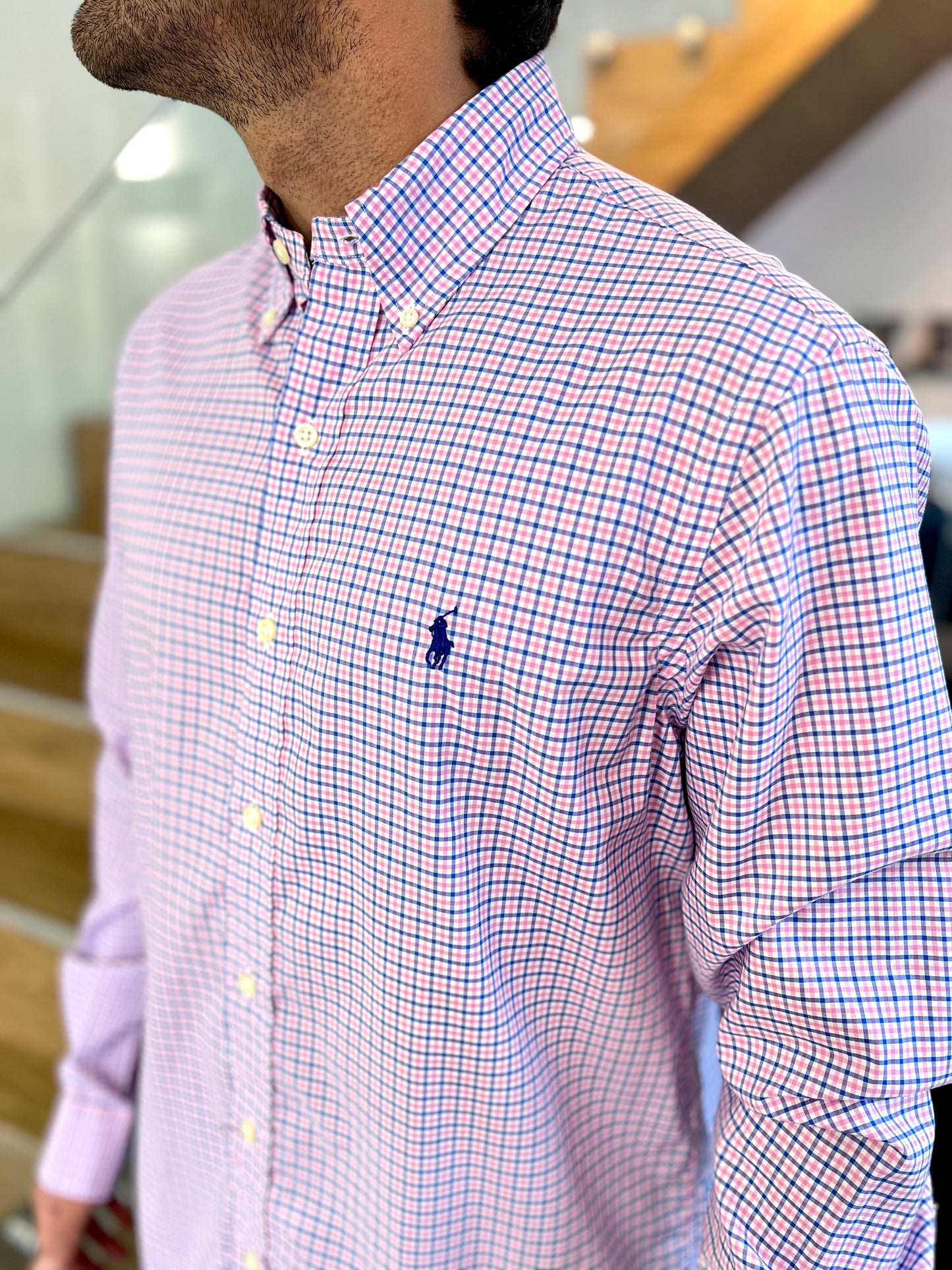Camisa Polo R.L hombre Algodón