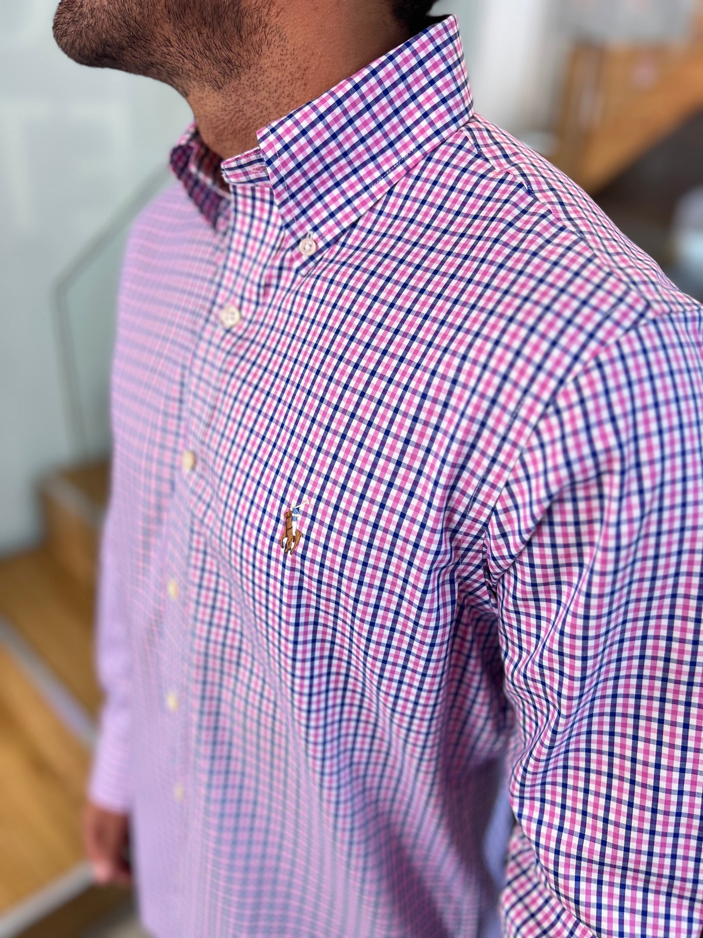 Camisa Polo R.L hombre Algodón