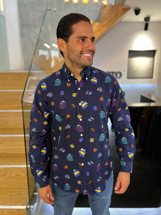 Camisa Polo R.L hombre Oxford