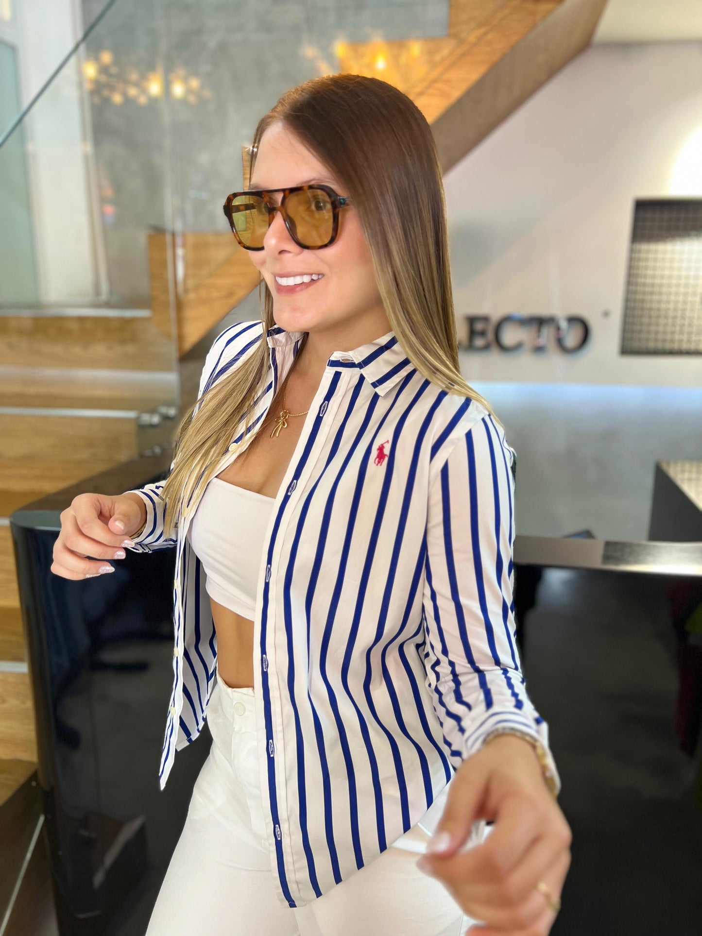 Camisa Polo R.L dama