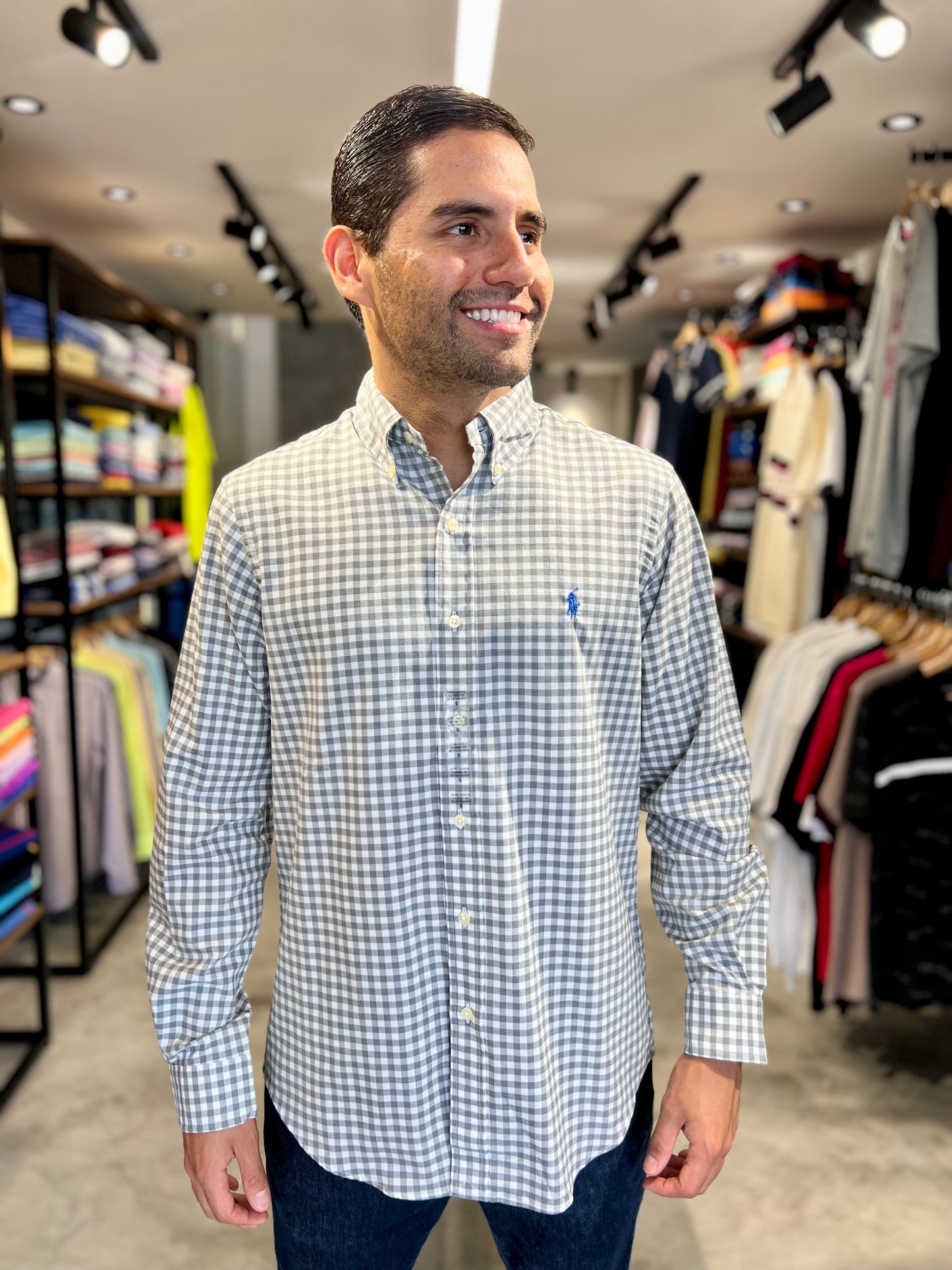 Camisa Polo R.L hombre Algodón