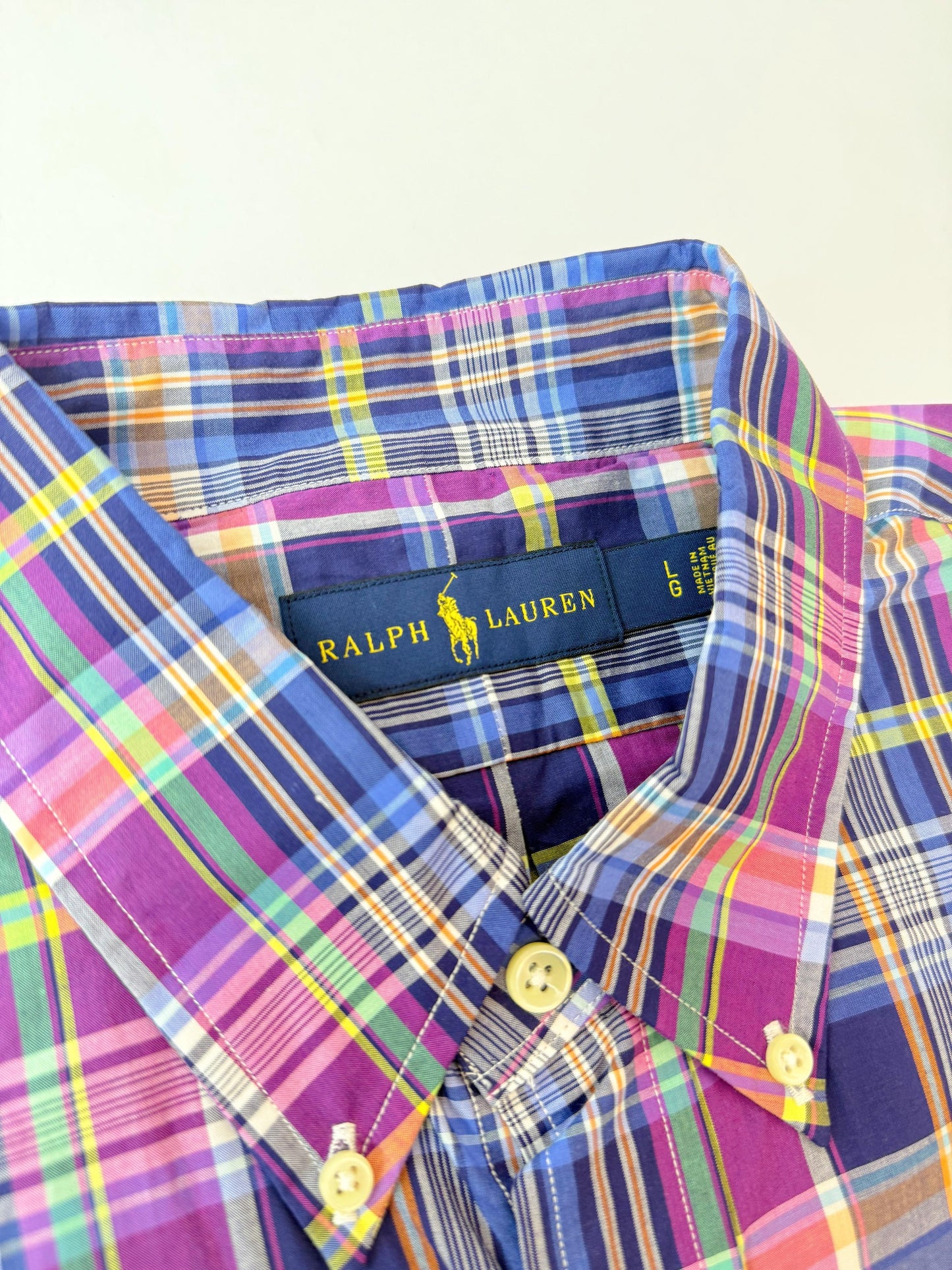 Camisa Polo R.L hombre Algodón