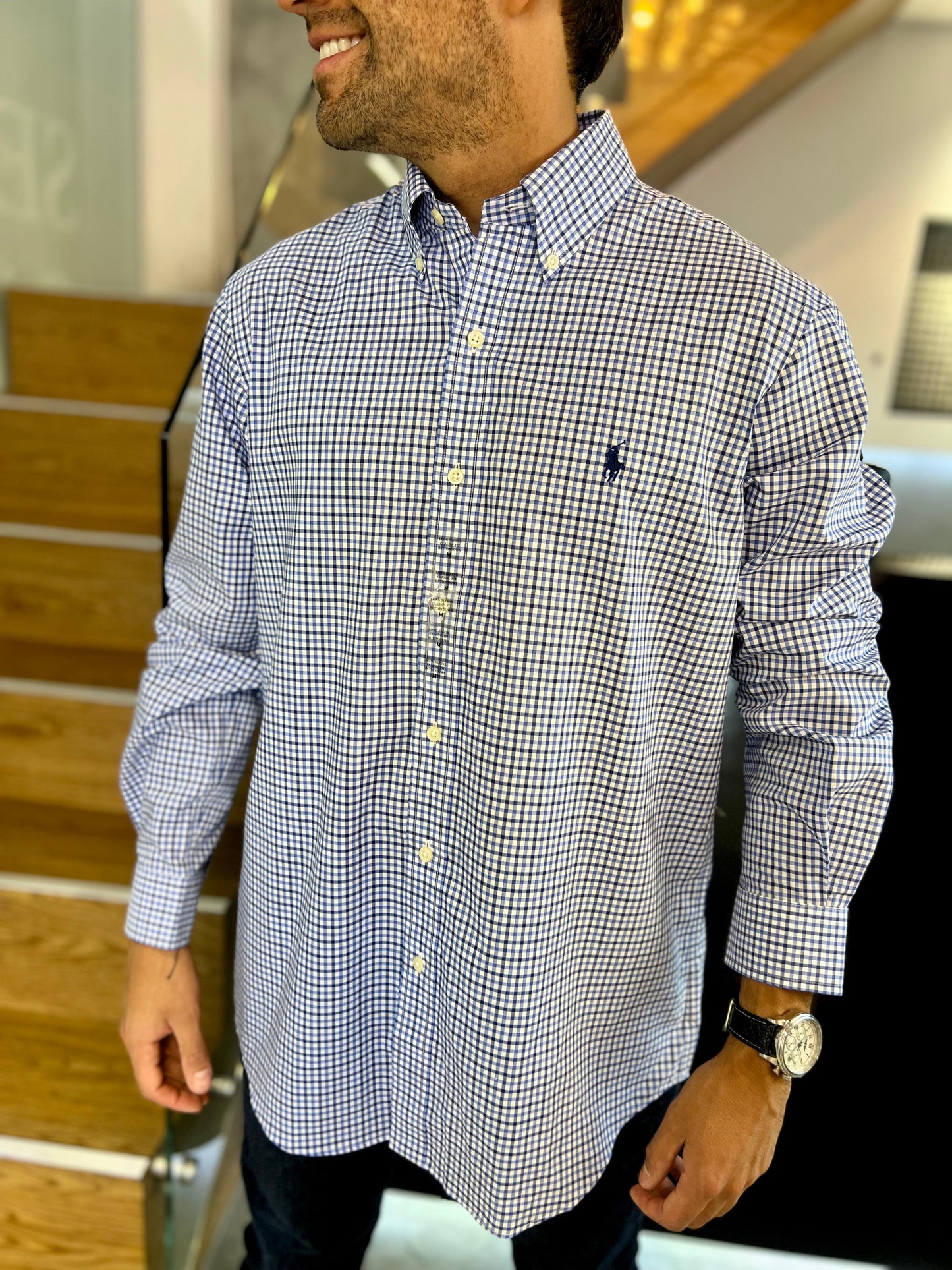 Camisa Polo R.L hombre Algodón