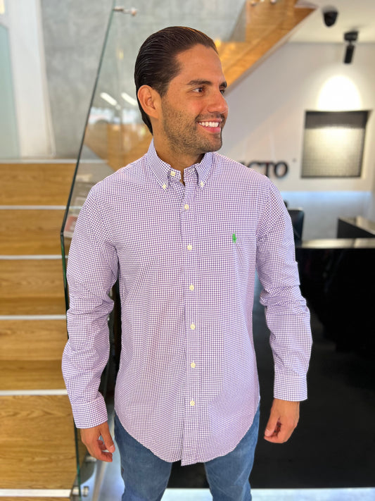 Camisa Polo R.L hombre Algodón