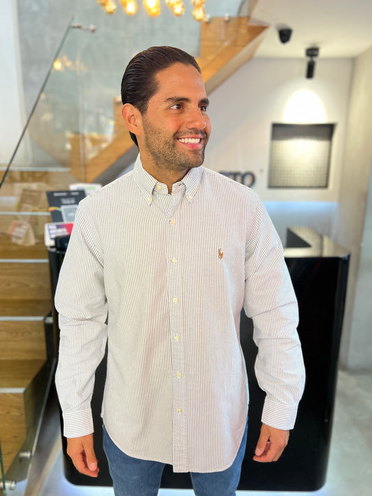 Camisa Polo R.L hombre Oxford