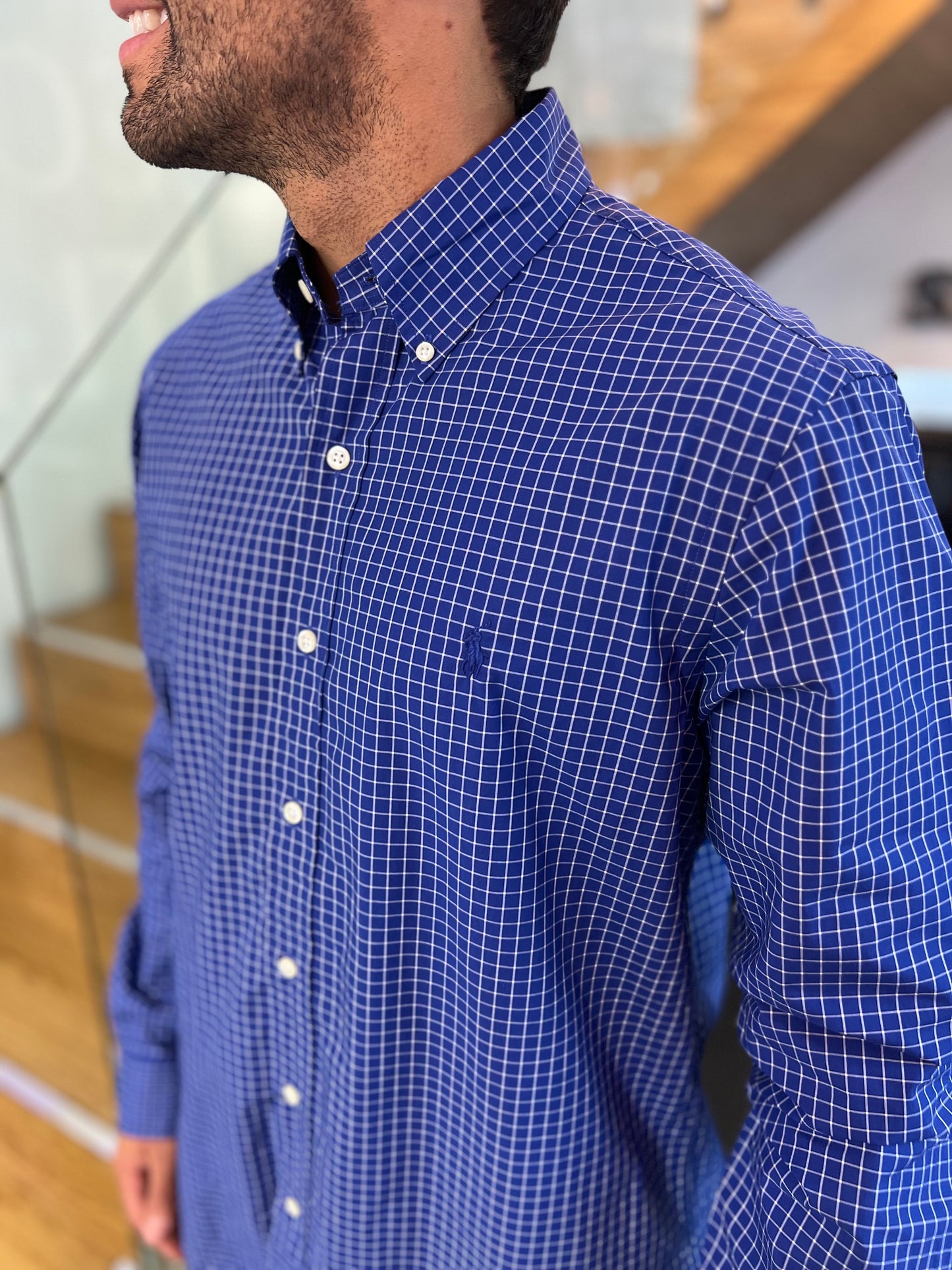 Camisa Polo R.L hombre Algodón