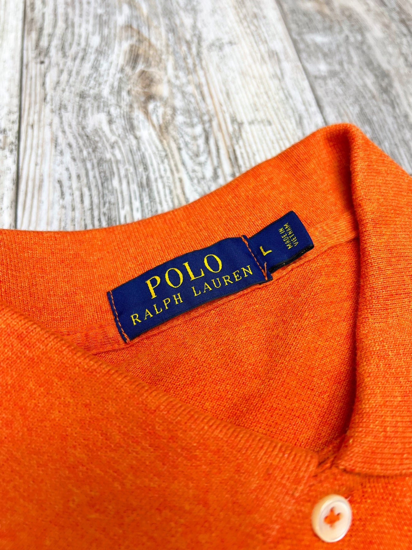 Polo R.L hombre Naranja