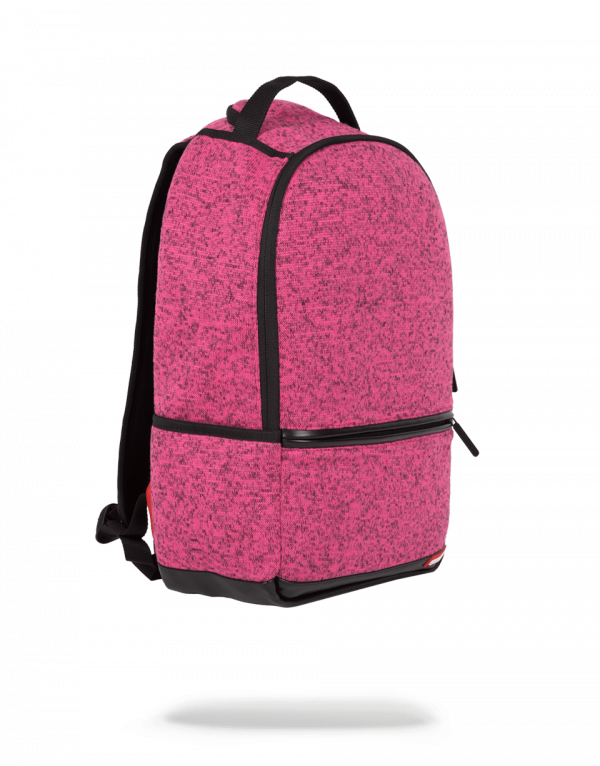 PINK KNIT BACKPACK