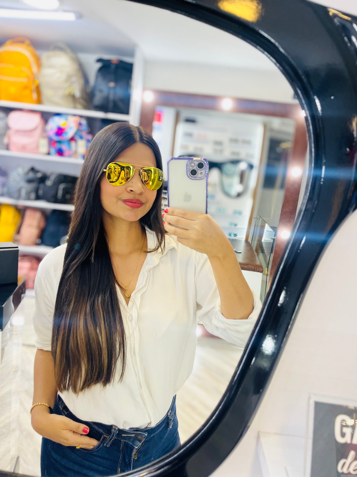 Gafas De Sol Marco Dorado Lente Amarillo