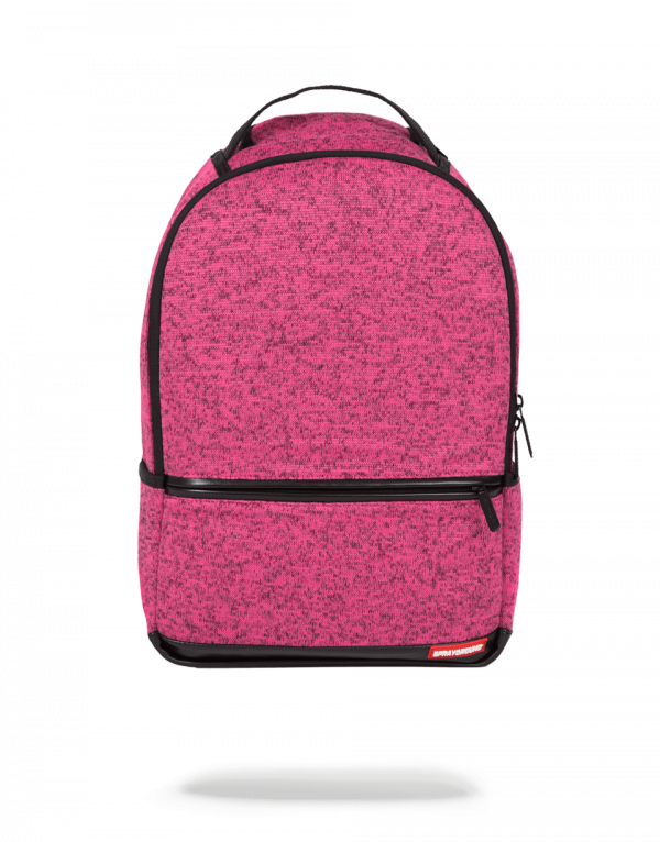 PINK KNIT BACKPACK