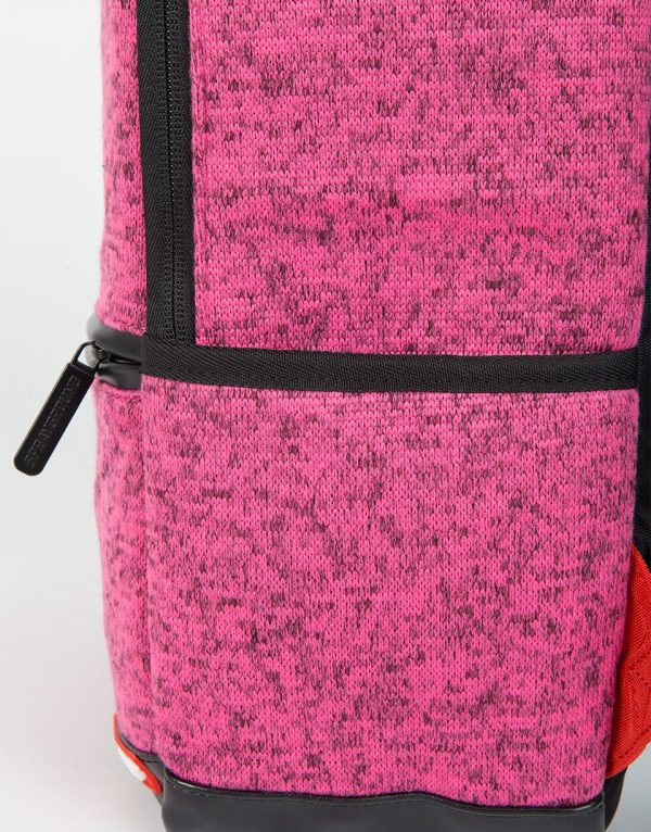PINK KNIT BACKPACK