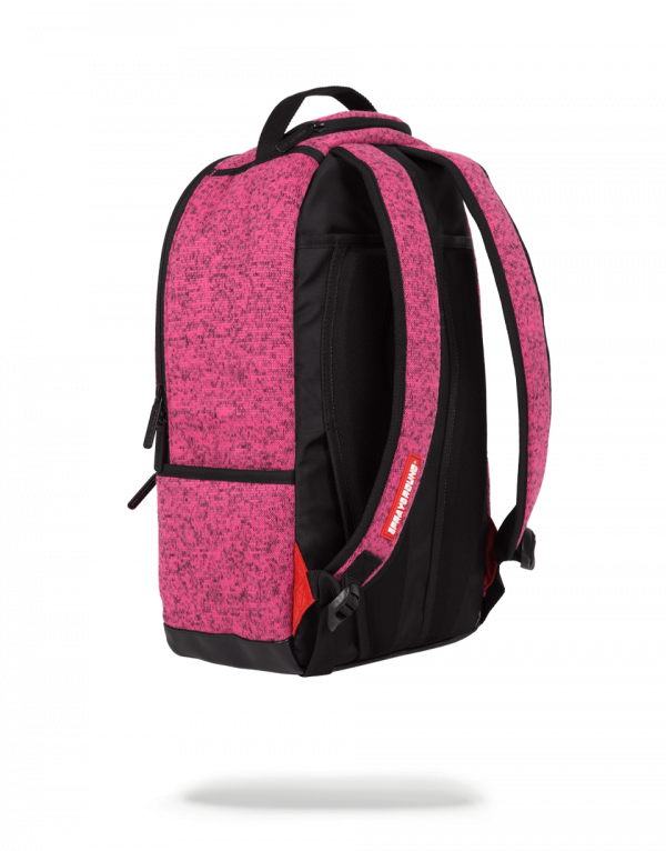 PINK KNIT BACKPACK