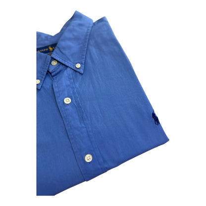 Camisa Polo R.L hombre Algodón Azul Caballo Azul