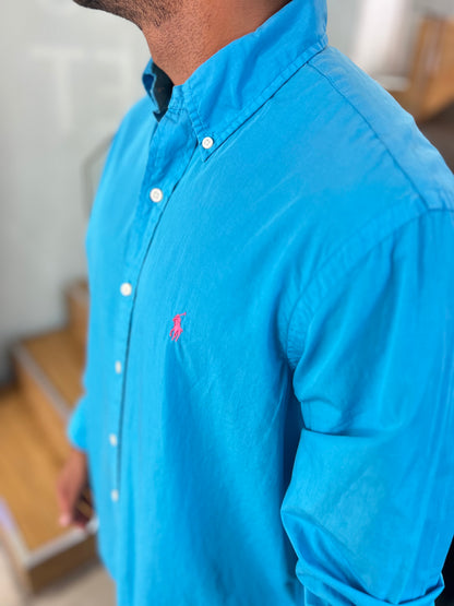 Camisa Polo R.L hombre Algodón