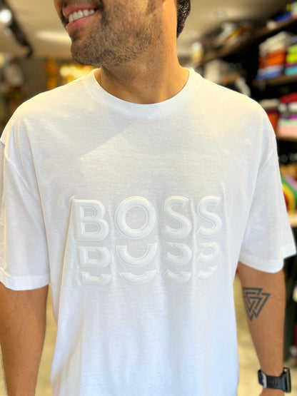 Camiseta Hugo Boss Blanca